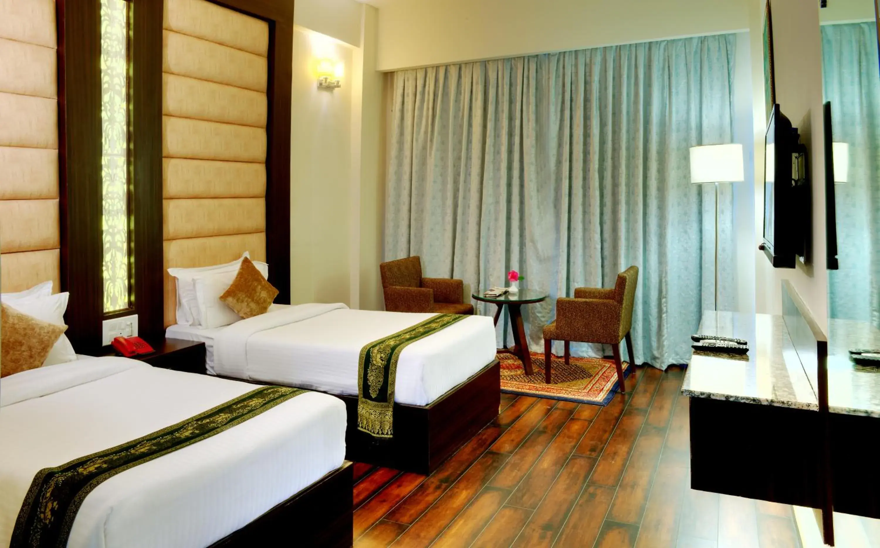 Deluxe Room ( Complimentary drop to Banganga & Helipad) - single occupancy in Lemon Tree Hotel, Katra Deluxe Room ( Complimentary drop to Banganga & Helipad) - single occupancy in Lemon Tree Hotel, Katra