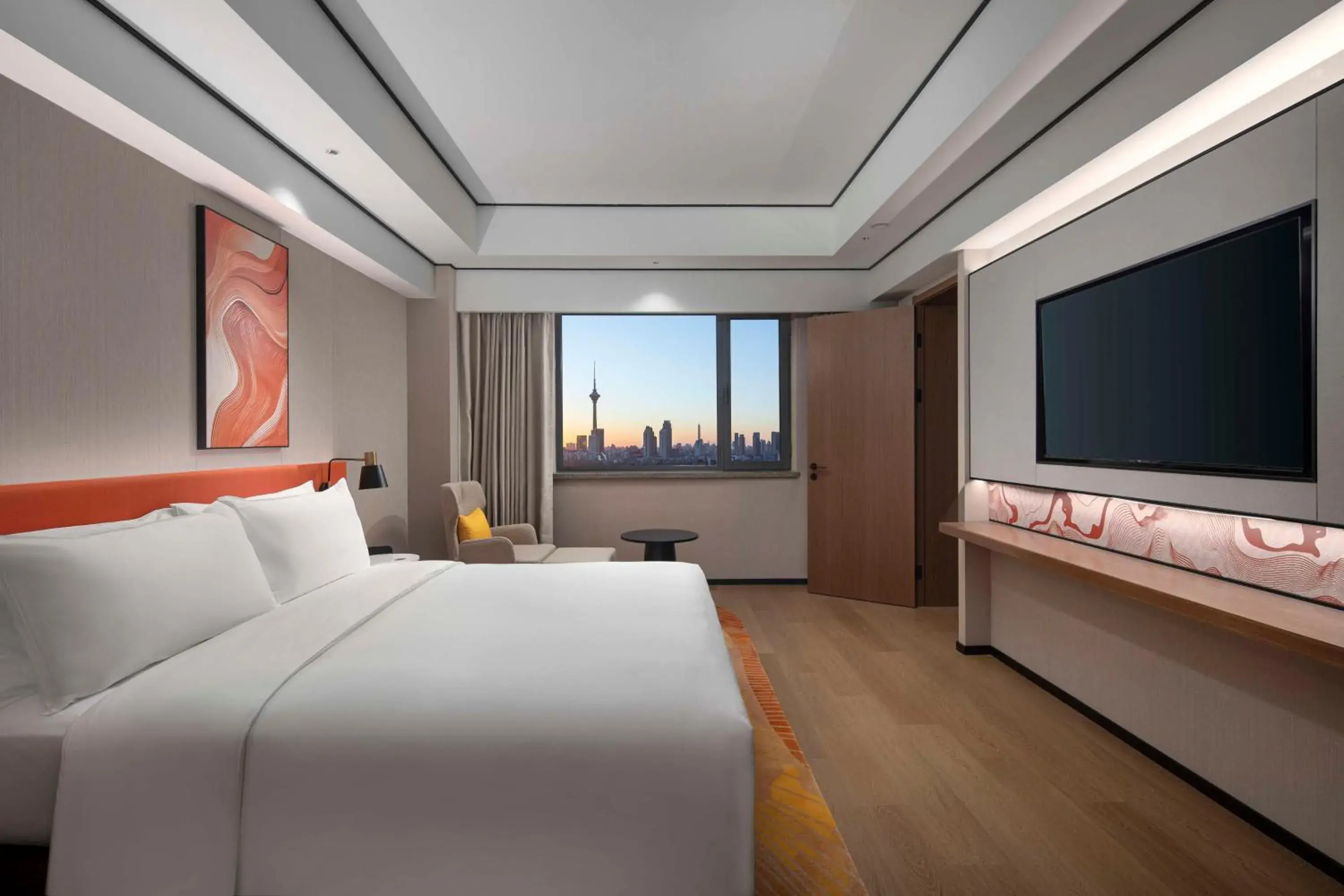 Deluxe King Suite in Hilton Garden Inn Tianjin Five Great Avenues Deluxe King Suite in Hilton Garden Inn Tianjin Five Great Avenues