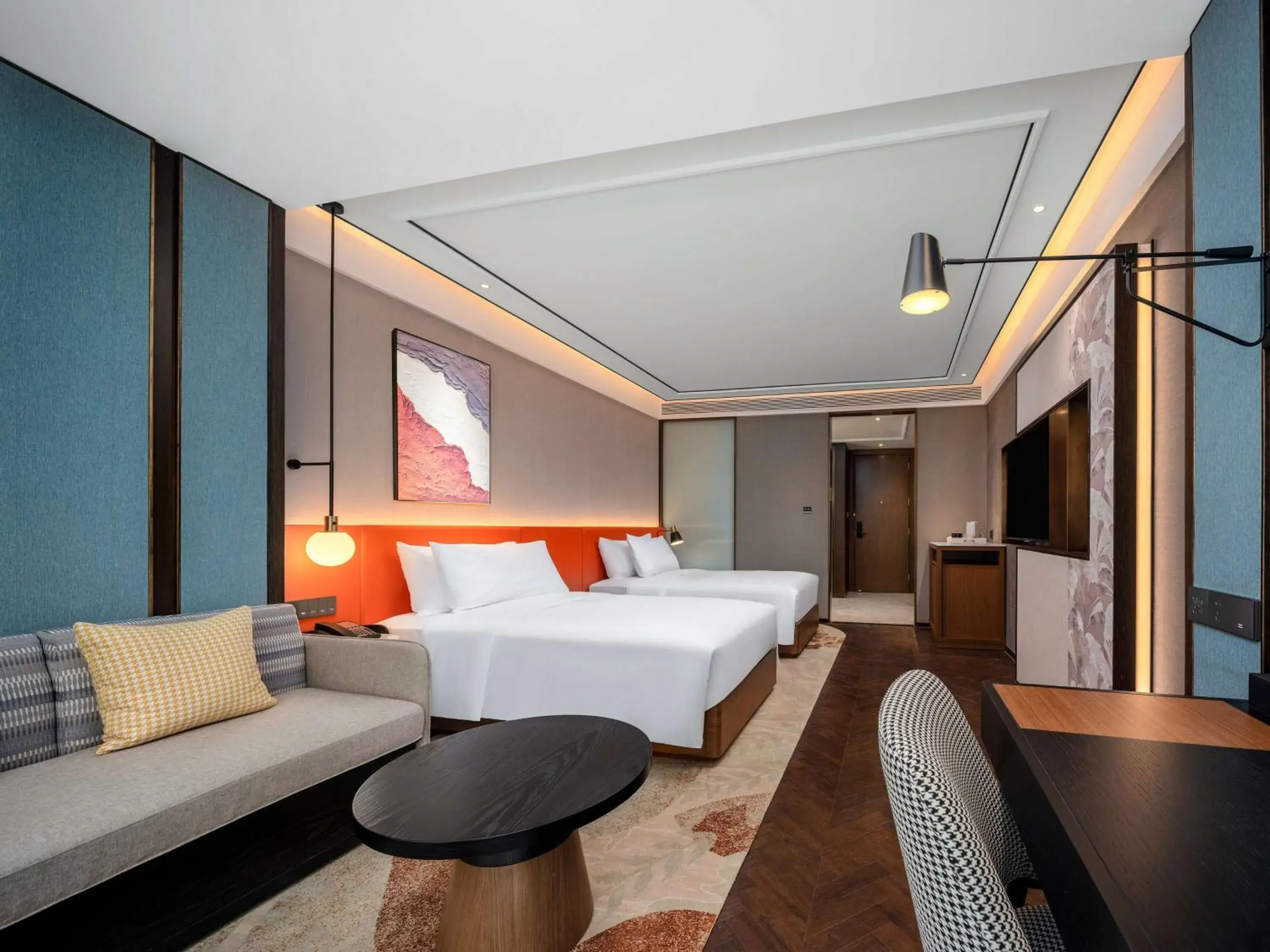 Deluxe Twin Room in Hilton Garden Inn Beijing Guomao Deluxe Twin Room in Hilton Garden Inn Beijing Guomao