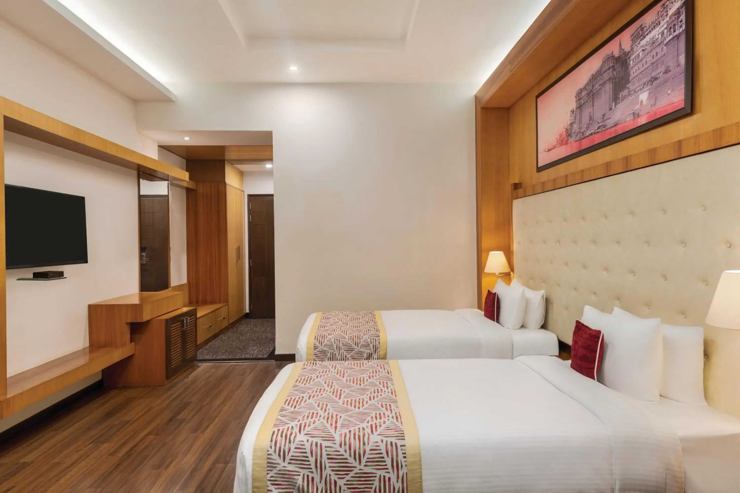 2 Twin Beds Premium Room, Non-Smoking - single occupancy in Ramada by Wyndham Varanasi Katesar 2 Twin Beds Premium Room, Non-Smoking - single occupancy in Ramada by Wyndham Varanasi Katesar