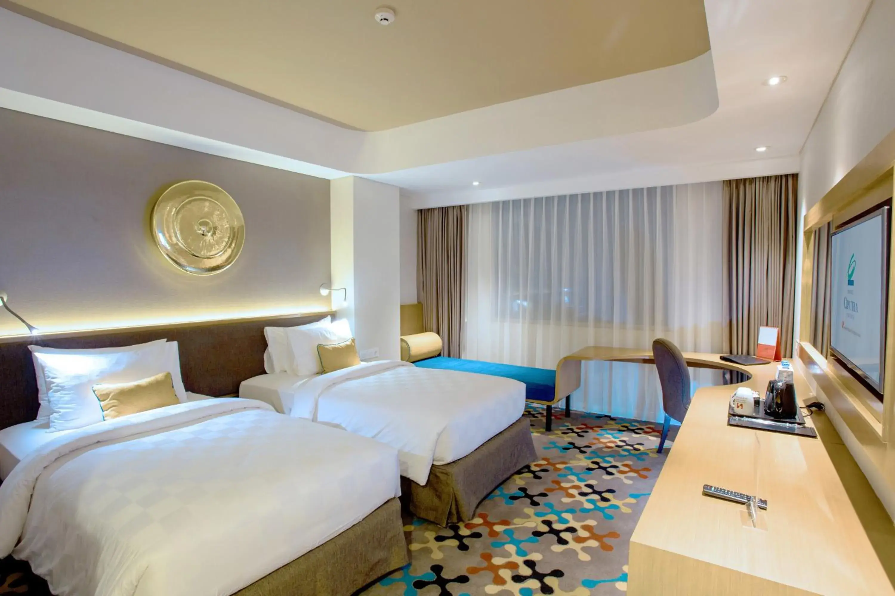 Deluxe Twin Room in Hotel Ciputra Cibubur managed by Swiss-Belhotel International Deluxe Twin Room in Hotel Ciputra Cibubur managed by Swiss-Belhotel International