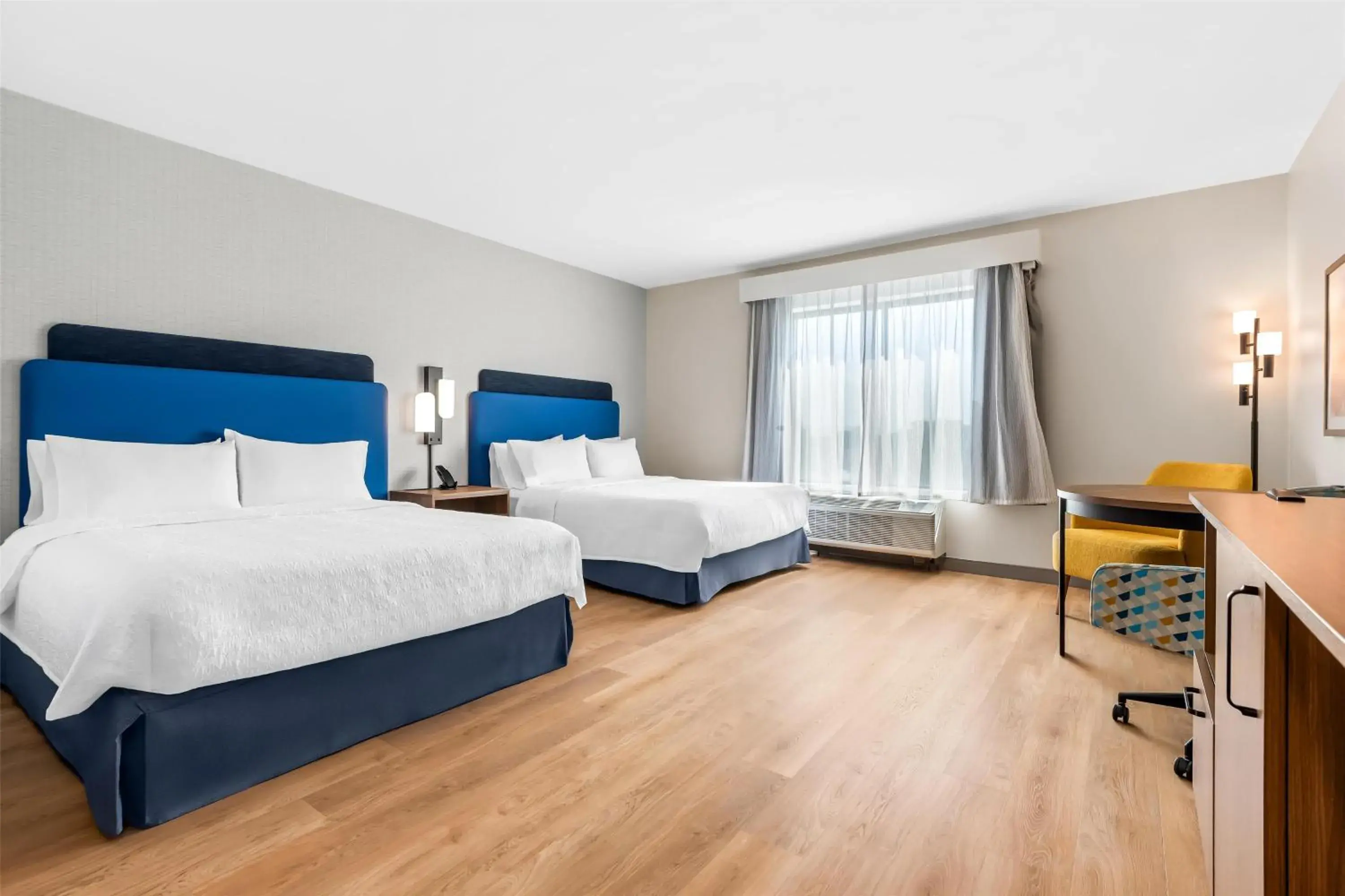 Queen Room with Two Queen Beds and Bath Tub - Mobility Access in Hampton Inn & Suites Intercourse, Pa Queen Room with Two Queen Beds and Bath Tub - Mobility Access in Hampton Inn & Suites Intercourse, Pa