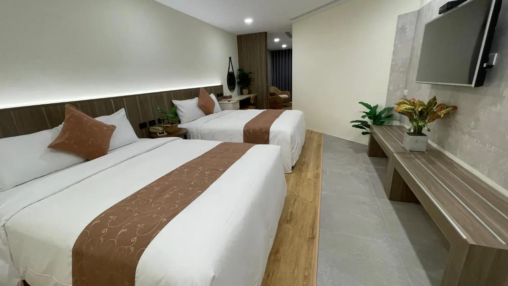 Quadruple Room with Balcony in 海的墾丁旅店 Ocean KT Inn Quadruple Room with Balcony in 海的墾丁旅店 Ocean KT Inn