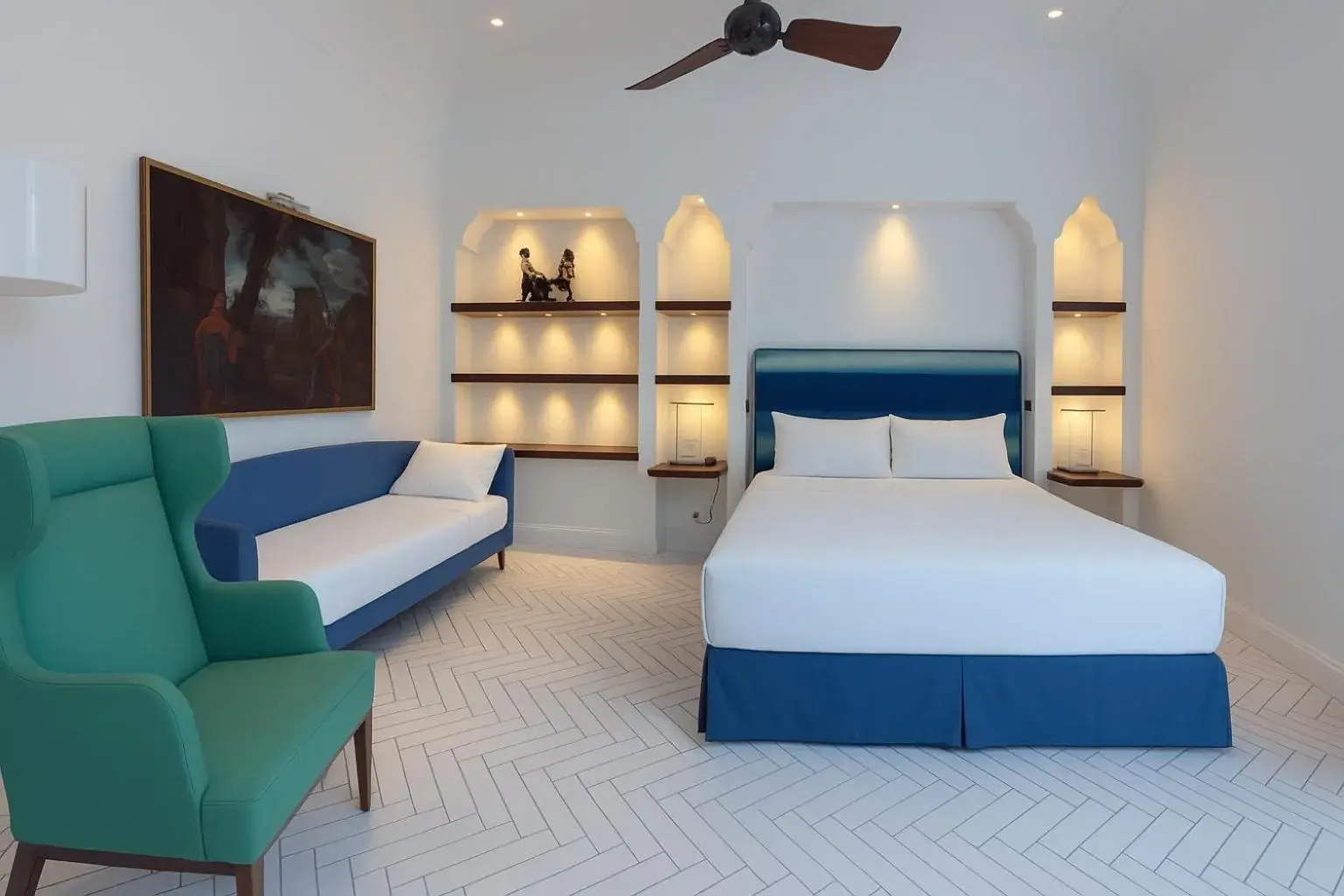 Superior Triple Room with Side Sea View in Grand Hotel Europa Palace Sorrento Superior Triple Room with Side Sea View in Grand Hotel Europa Palace Sorrento