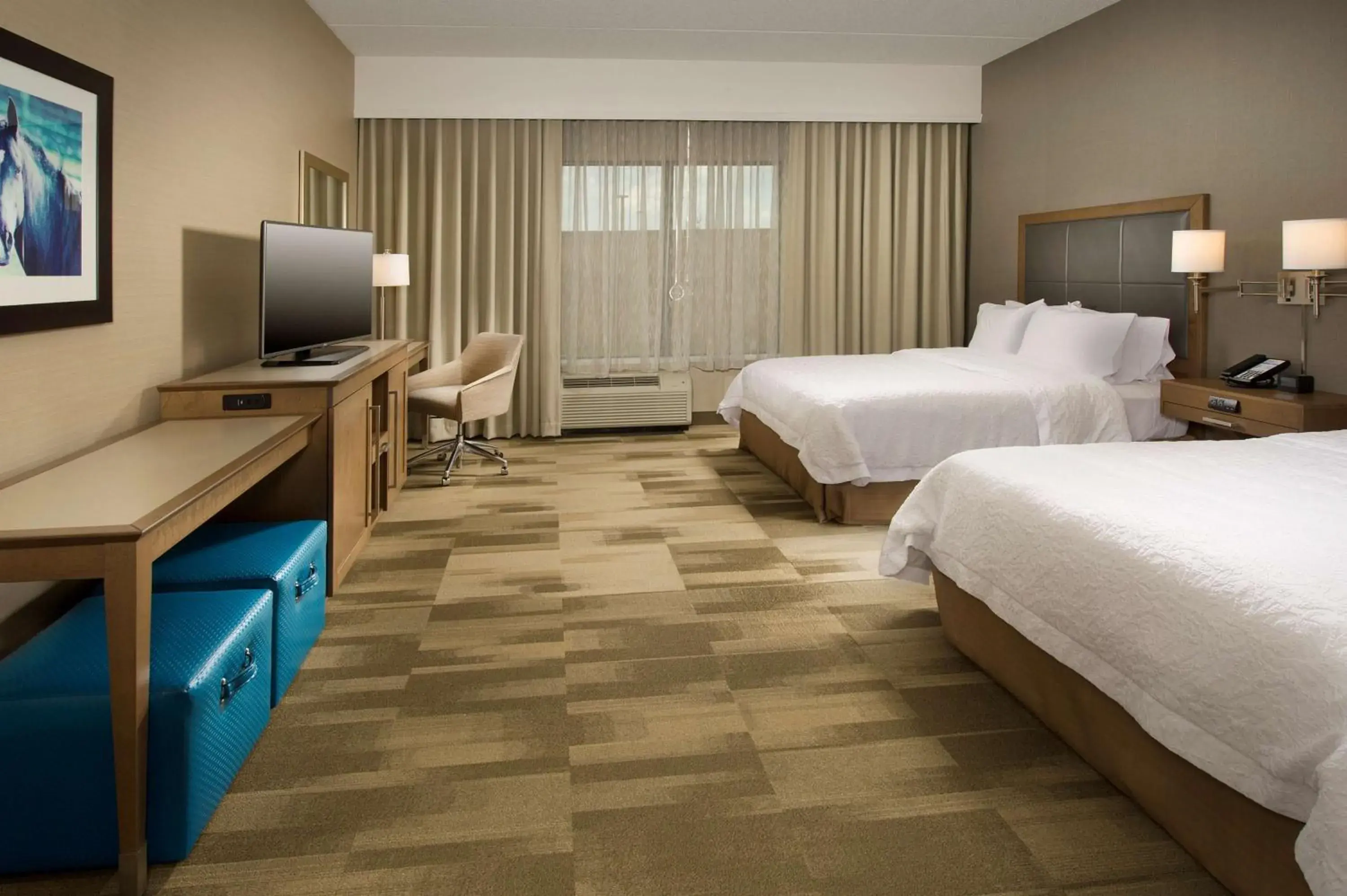 Queen Room with Two Queen Beds - Mobility and Hearing Access/Non-Smoking in Hampton Inn & Suites Baltimore North/Timonium, MD Queen Room with Two Queen Beds - Mobility and Hearing Access/Non-Smoking in Hampton Inn & Suites Baltimore North/Timonium, MD