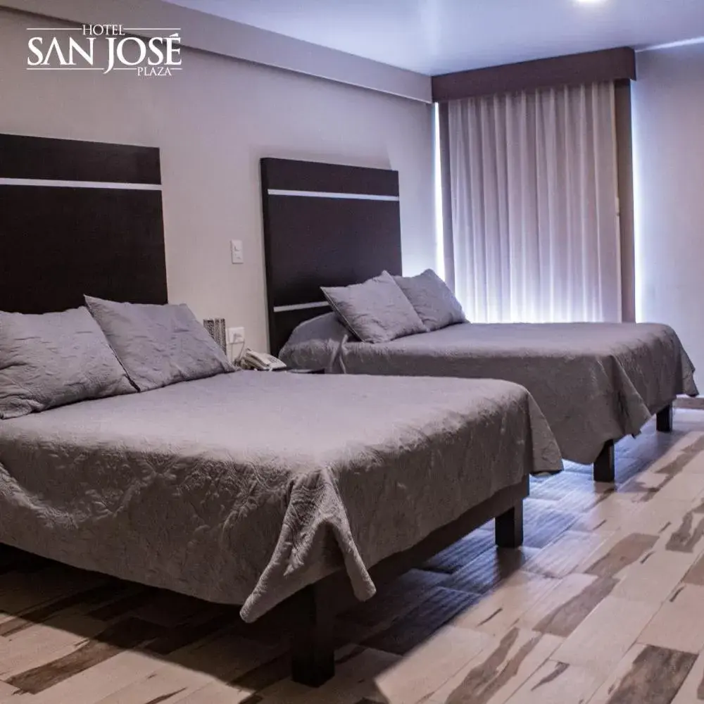 Double Room with Two Double Beds in Hotel San José Plaza Coatepec Double Room with Two Double Beds in Hotel San José Plaza Coatepec