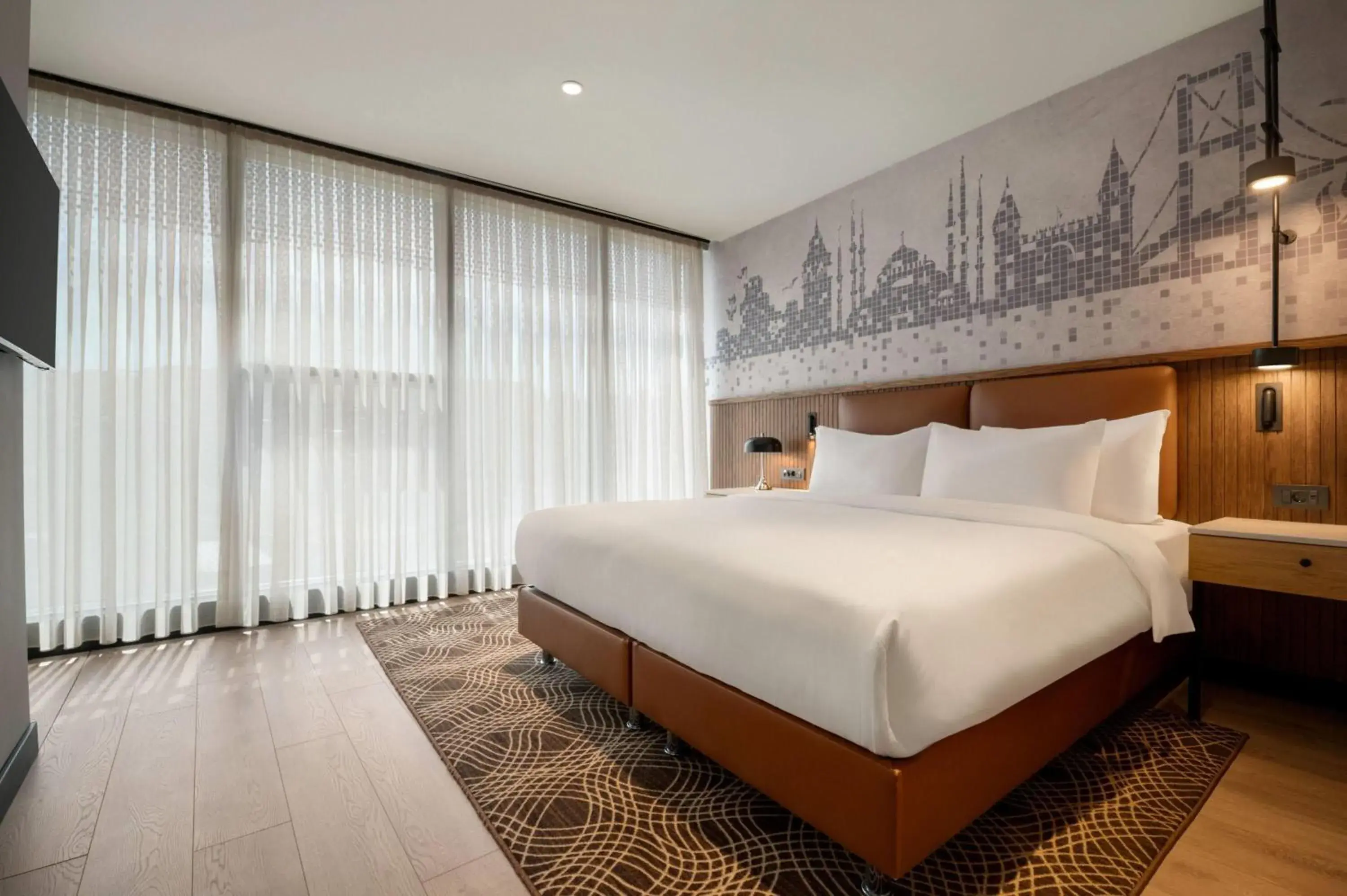 Deluxe Room with City View in Tryp by Wyndham Istanbul Beyoglu Deluxe Room with City View in Tryp by Wyndham Istanbul Beyoglu