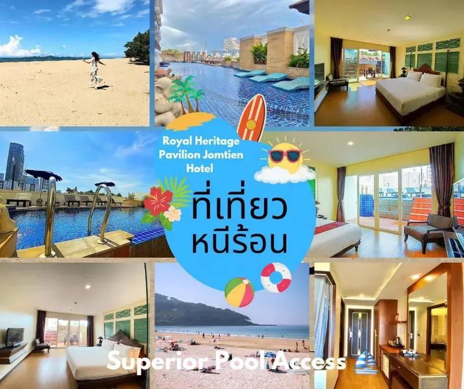 Superior Double Room with Pool Access in Royal Heritage Pavilion, Jomtien Superior Double Room with Pool Access in Royal Heritage Pavilion, Jomtien