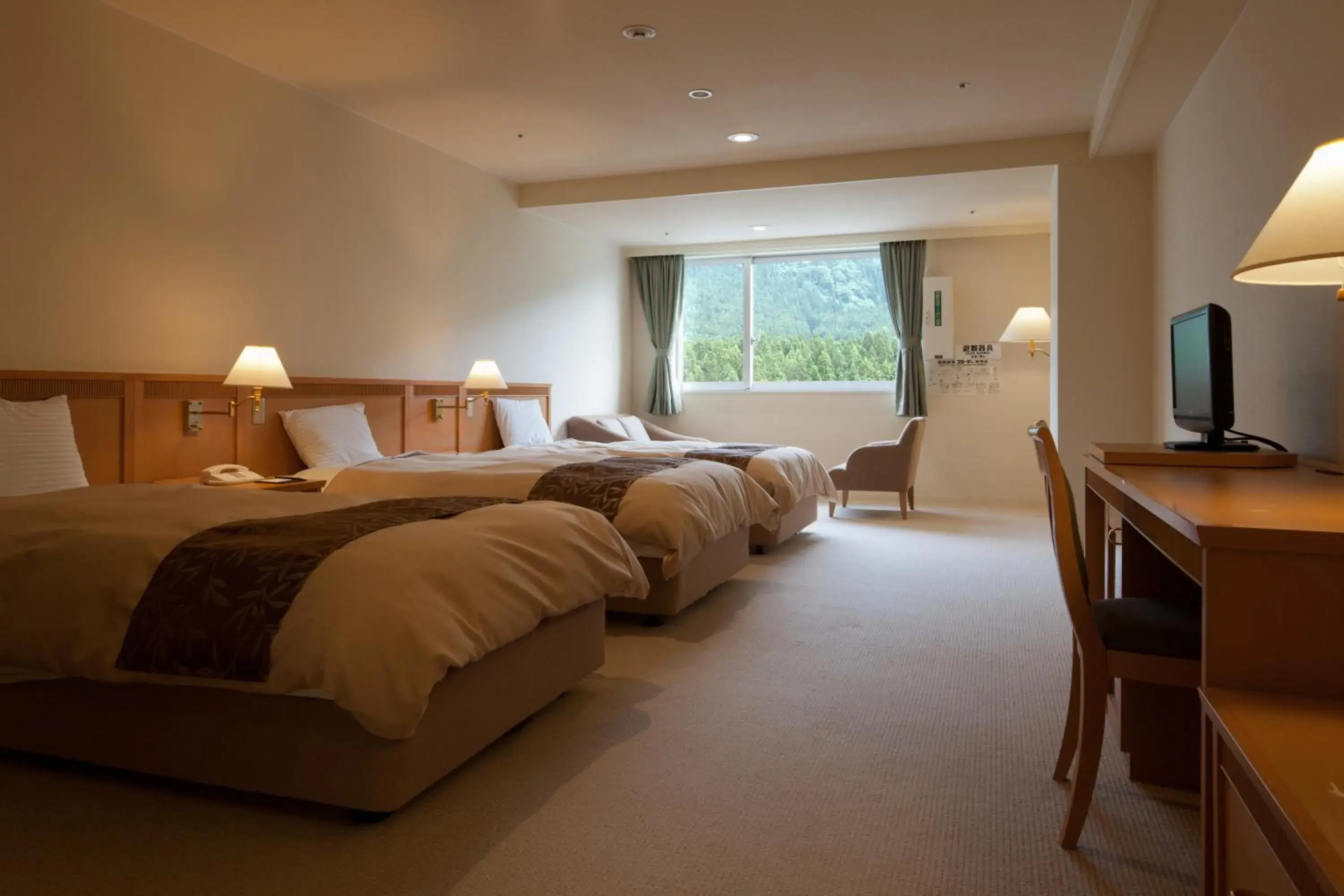 Standard Twin Room - single occupancy in Hotel Morinokaze Tateyama Standard Twin Room - single occupancy in Hotel Morinokaze Tateyama