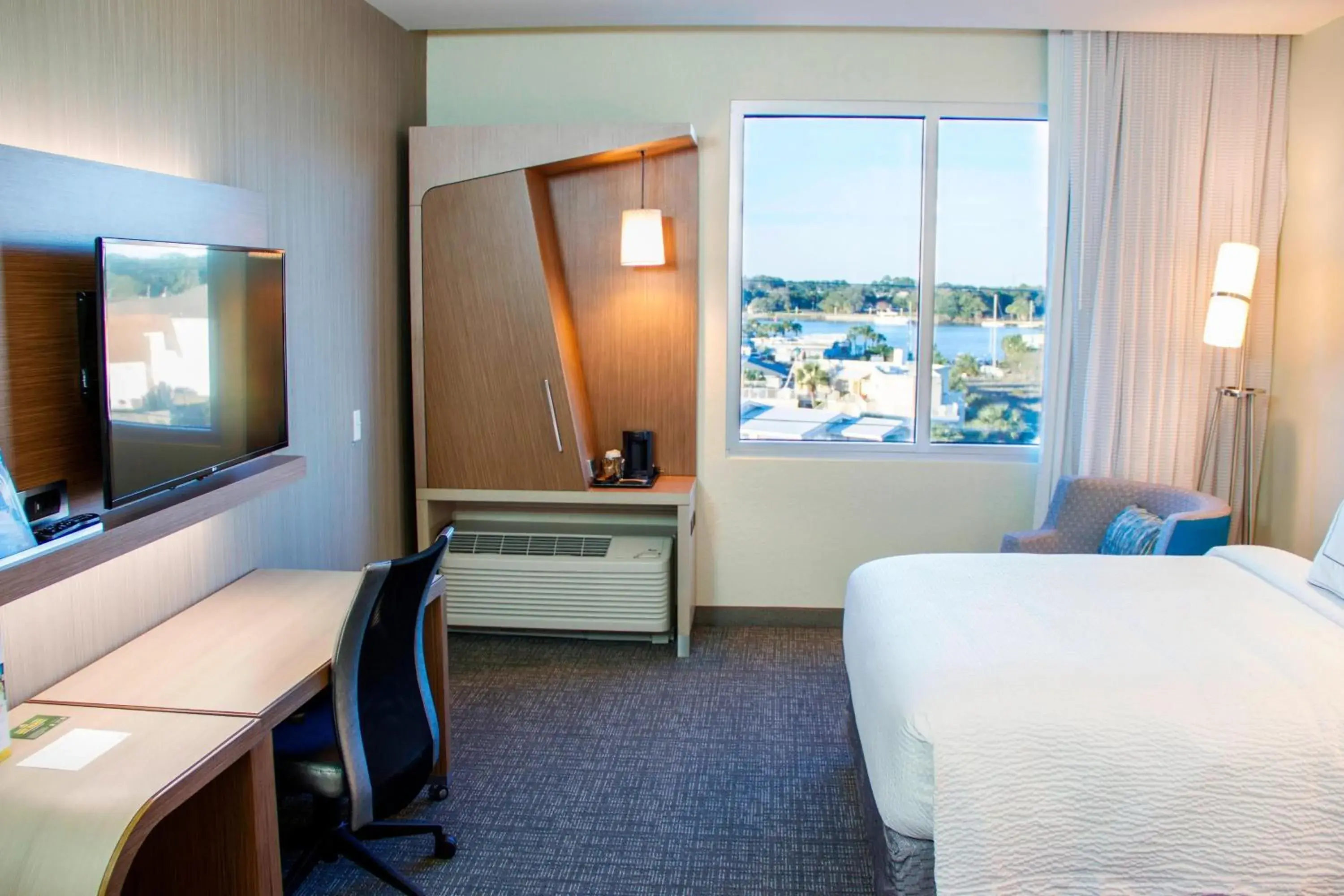 Queen Room with Bay View in Courtyard by Marriott Fort Walton Beach-West Destin Queen Room with Bay View in Courtyard by Marriott Fort Walton Beach-West Destin
