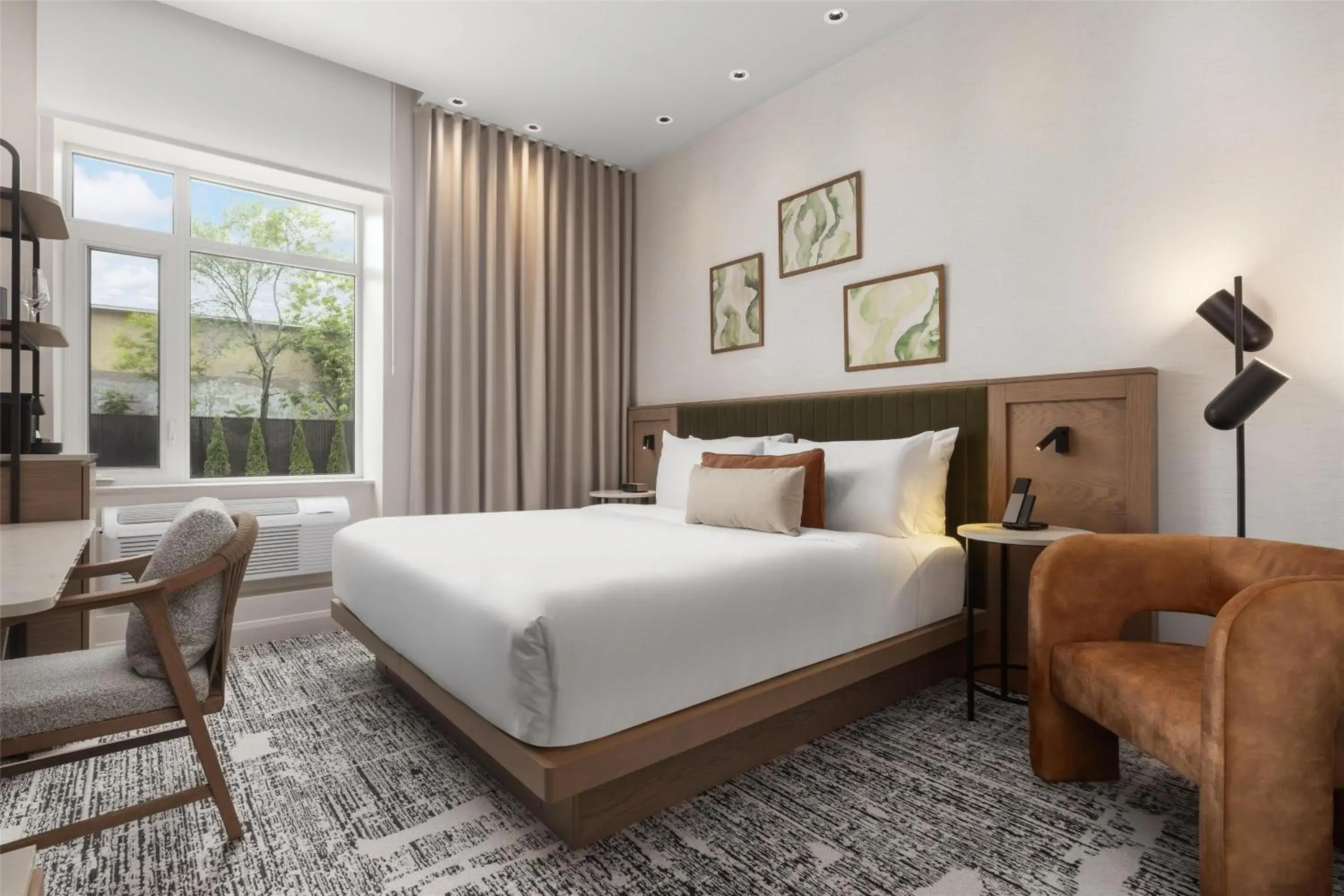 King Room with Kitchenette in Hotel Railwayparc Montreal, Tapestry Collection By Hilton King Room with Kitchenette in Hotel Railwayparc Montreal, Tapestry Collection By Hilton