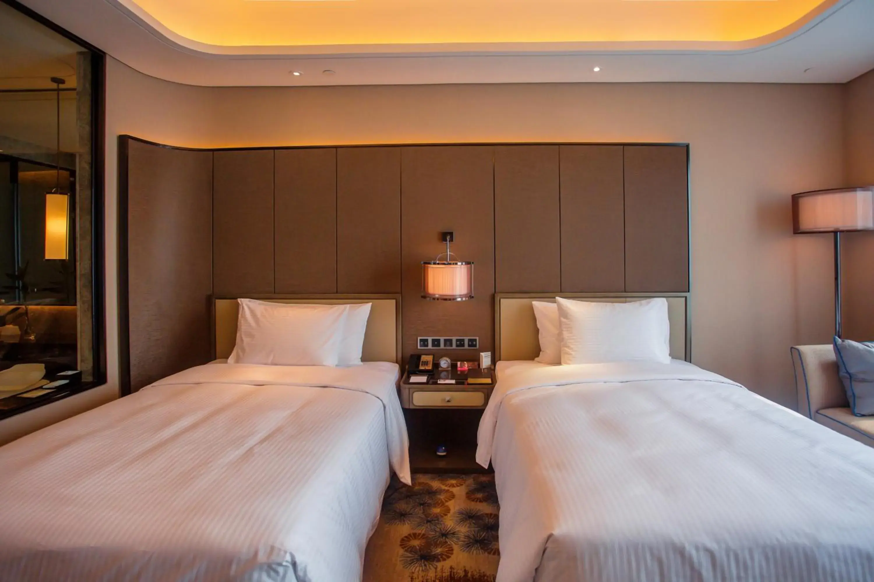 Deluxe Twin Room in Wanda Realm Hotel Tai'an Deluxe Twin Room in Wanda Realm Hotel Tai'an