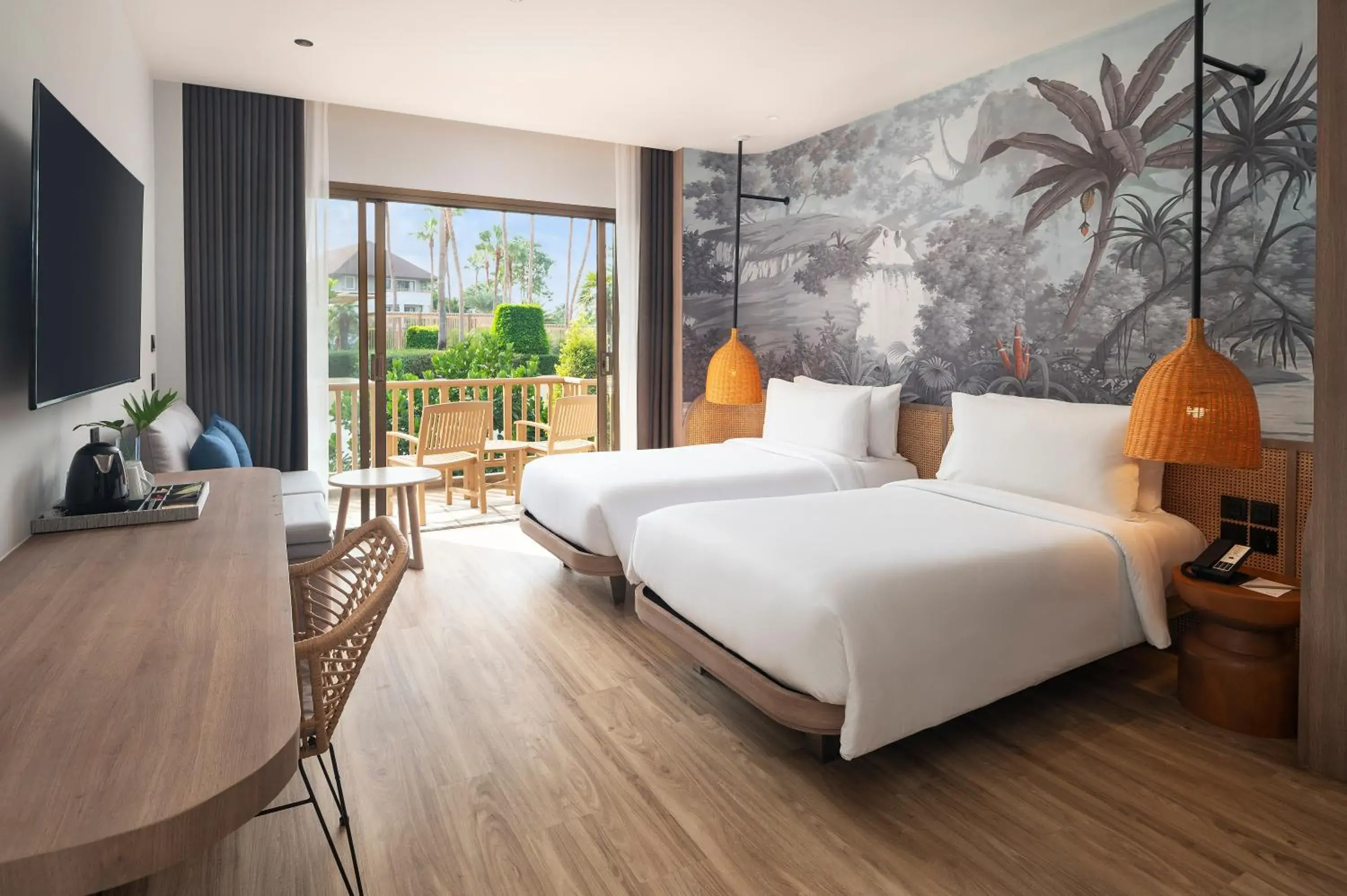 Deluxe Garden View Twin in Amari Bangsaen Formerly The Tide Resort Bangsaen Deluxe Garden View Twin in Amari Bangsaen Formerly The Tide Resort Bangsaen