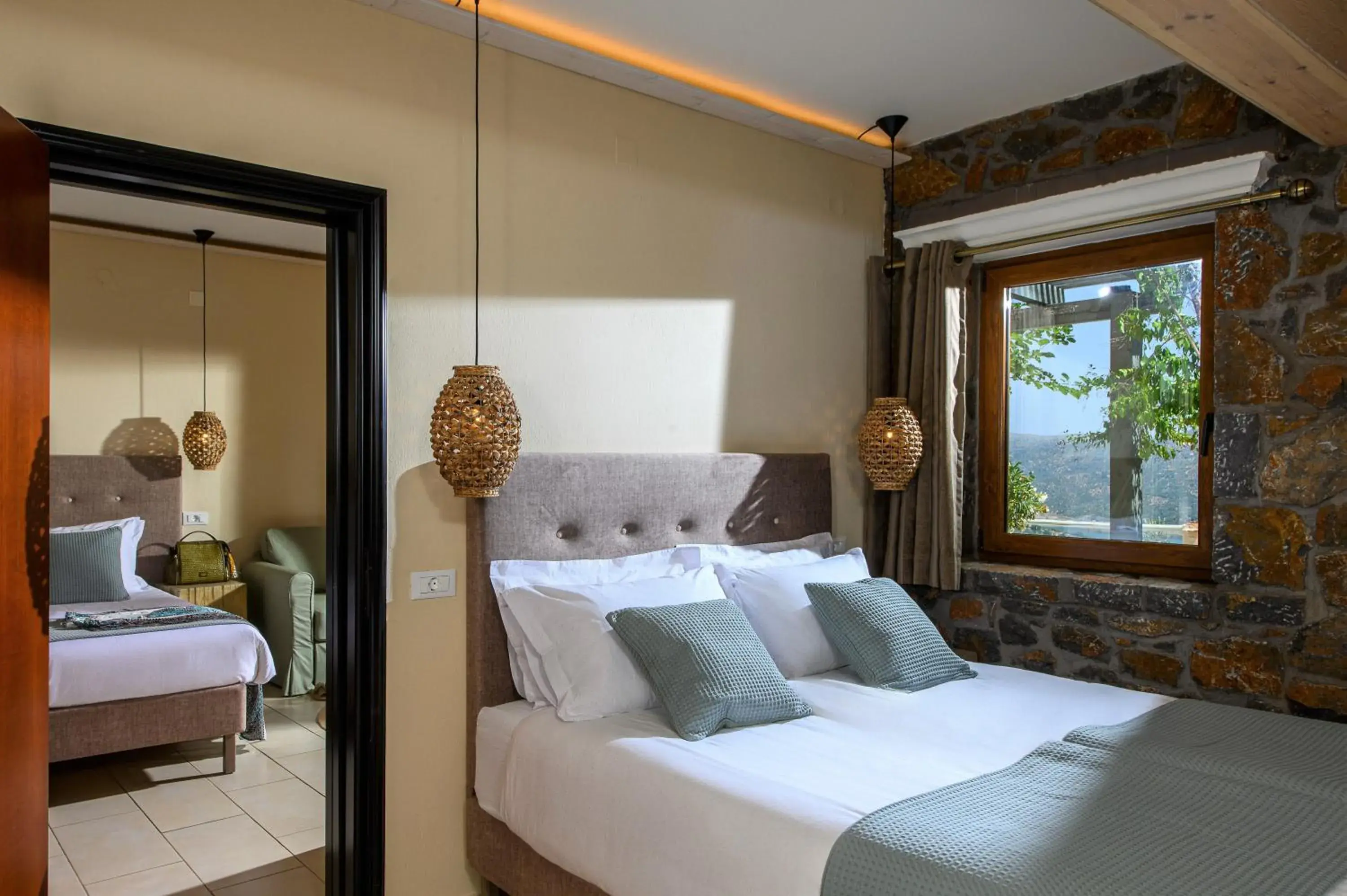 Family Room with garden in Country Hotel Velani Family Room with garden in Country Hotel Velani