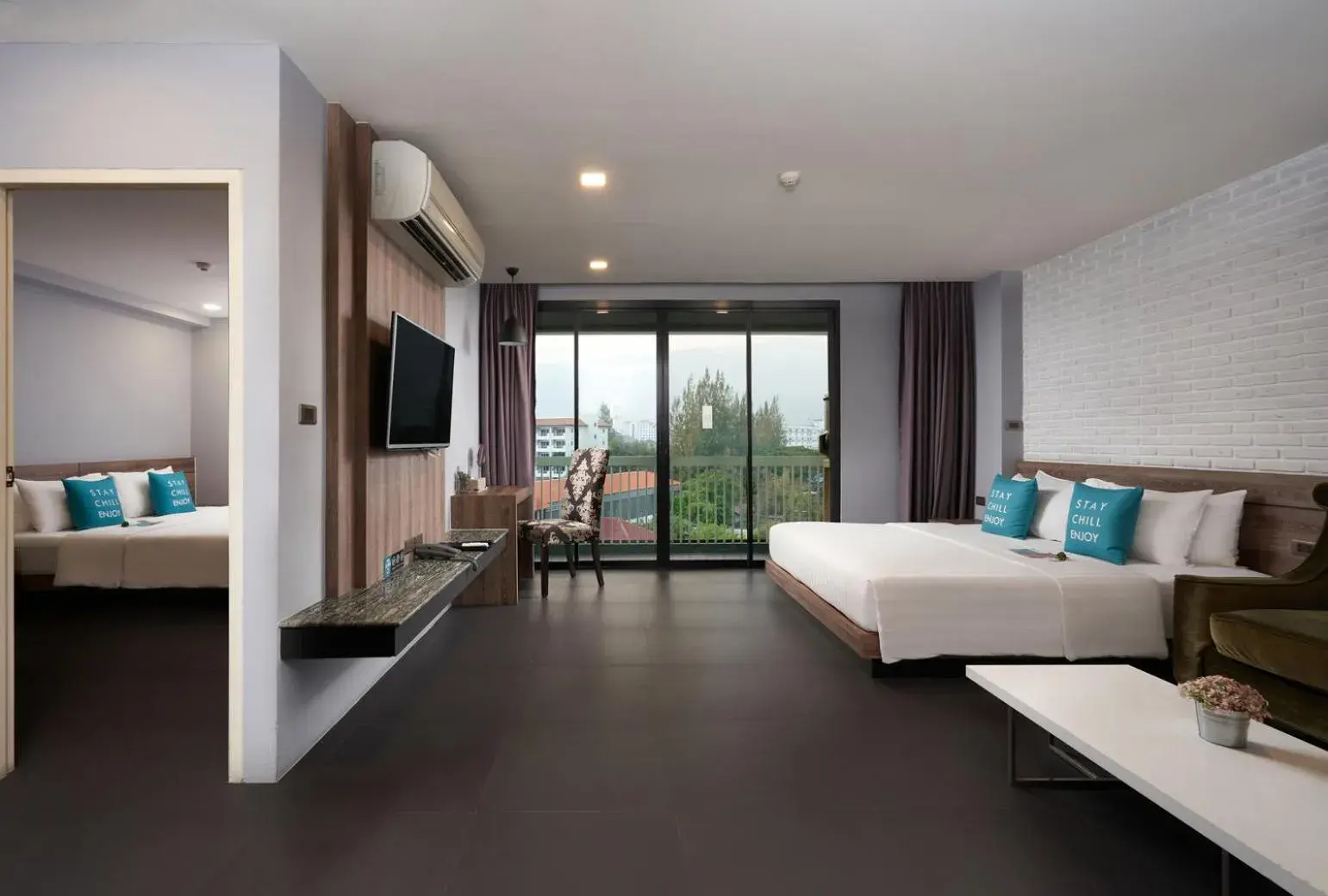 2 Bedroom Family Suite Mountain View in Cross Vibe Chiang Mai Decem Nimman Hotel 2 Bedroom Family Suite Mountain View in Cross Vibe Chiang Mai Decem Nimman Hotel