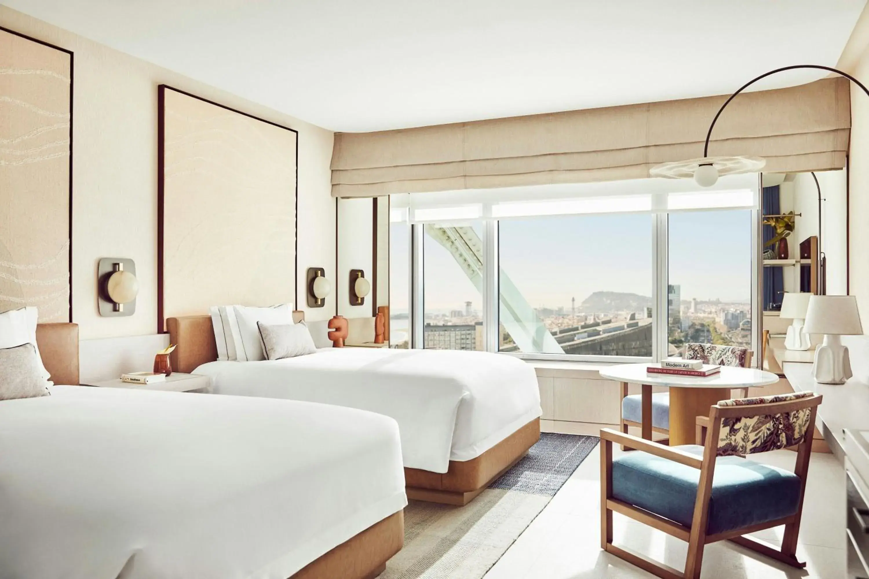 Double Room with Two Double Beds and Scenic View in Hotel Arts Barcelona Double Room with Two Double Beds and Scenic View in Hotel Arts Barcelona