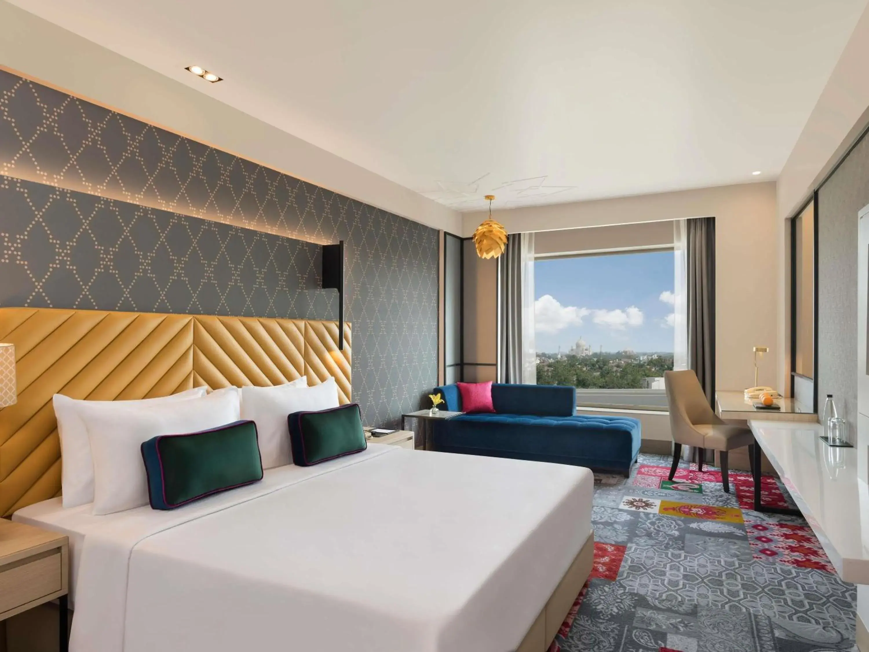 Deluxe Double Room with 15% discount on food and beverage, spa and laundry | 1+1 IMFL Happy Hours from 6 to 8 pm in Grand Mercure Agra - An Accor Brand Deluxe Double Room with 15% discount on food and beverage, spa and laundry | 1+1 IMFL Happy Hours from 6 to 8 pm in Grand Mercure Agra - An Accor Brand