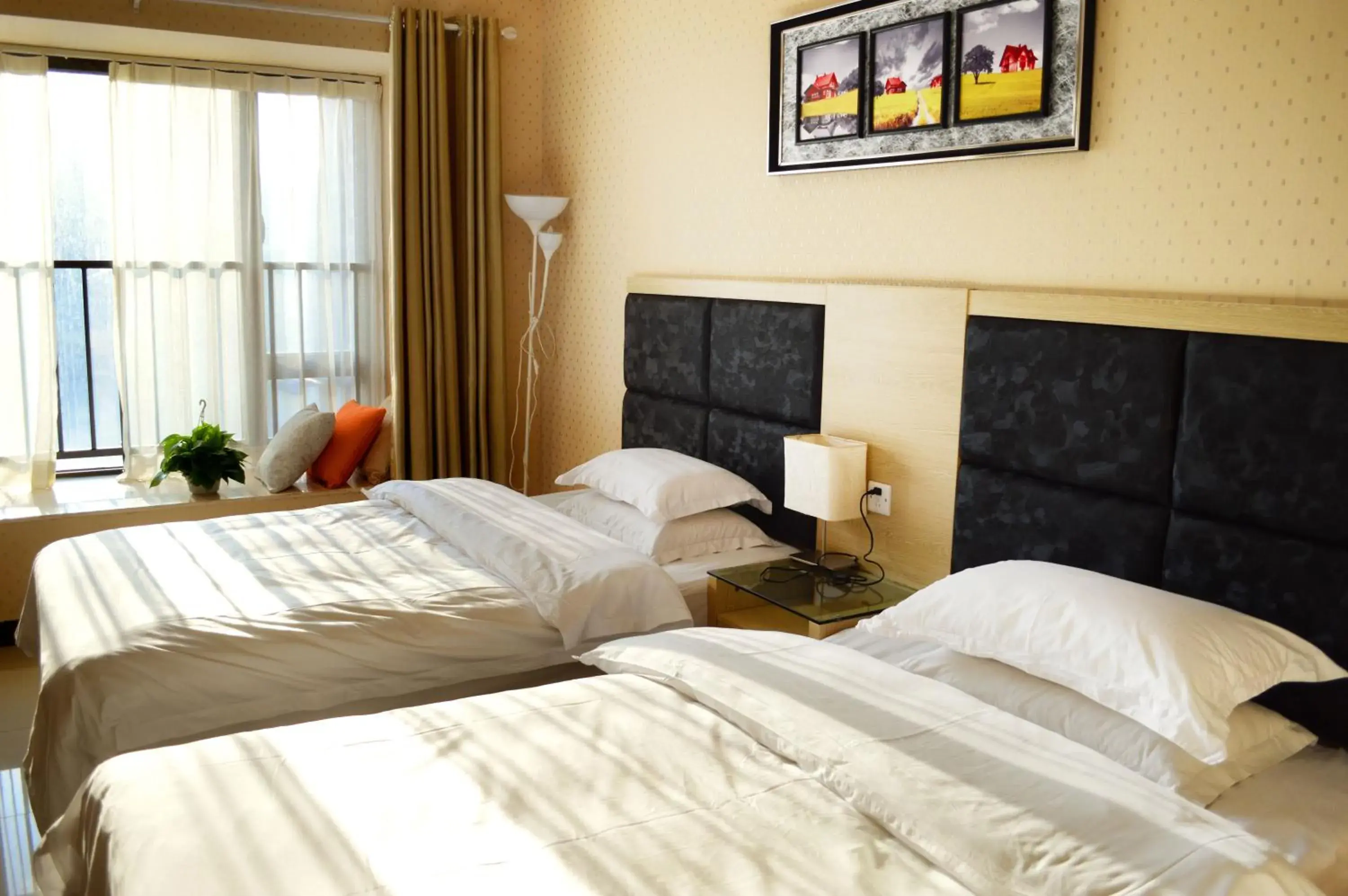 Twin Room with River View in Xizhengjia Apartment Hotel Pazhou Complex Twin Room with River View in Xizhengjia Apartment Hotel Pazhou Complex