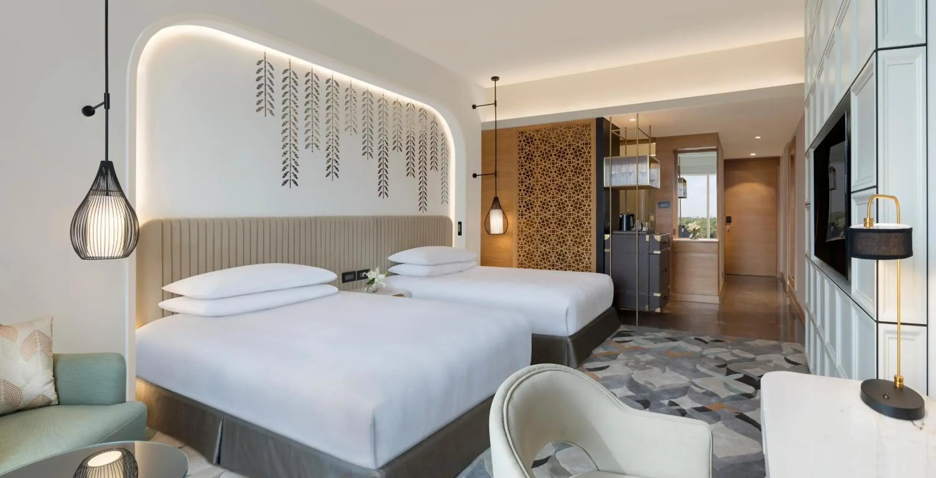 Classic Twin Room with Pool View in InterContinental Jaipur Tonk Road by IHG Classic Twin Room with Pool View in InterContinental Jaipur Tonk Road by IHG