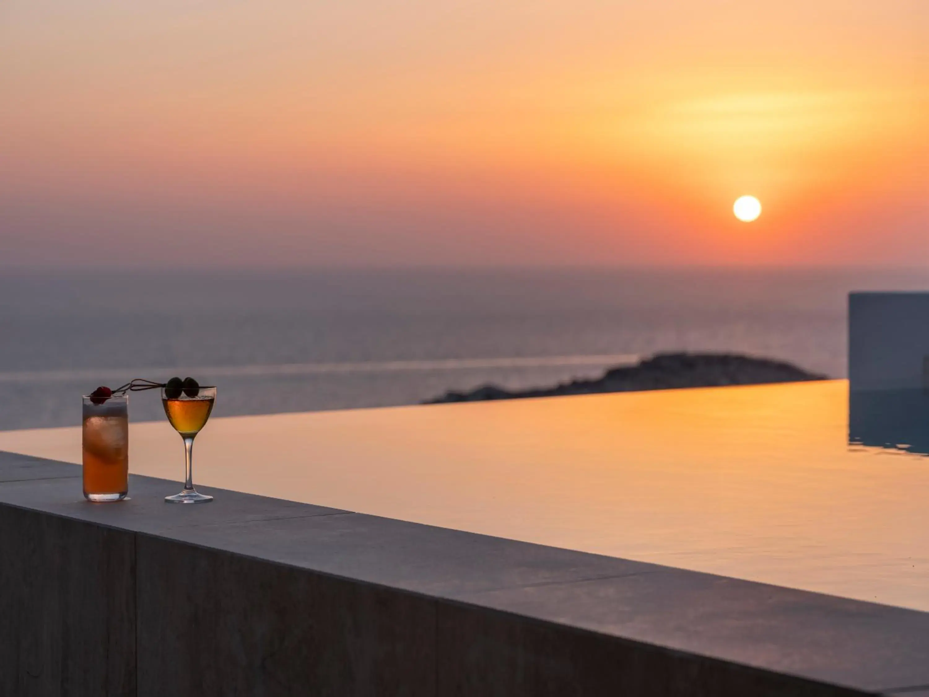 Two Bedrooms Sunset & Sea View Suite with Pool in Santo Pure Oia Suites & Villas Two Bedrooms Sunset & Sea View Suite with Pool in Santo Pure Oia Suites & Villas