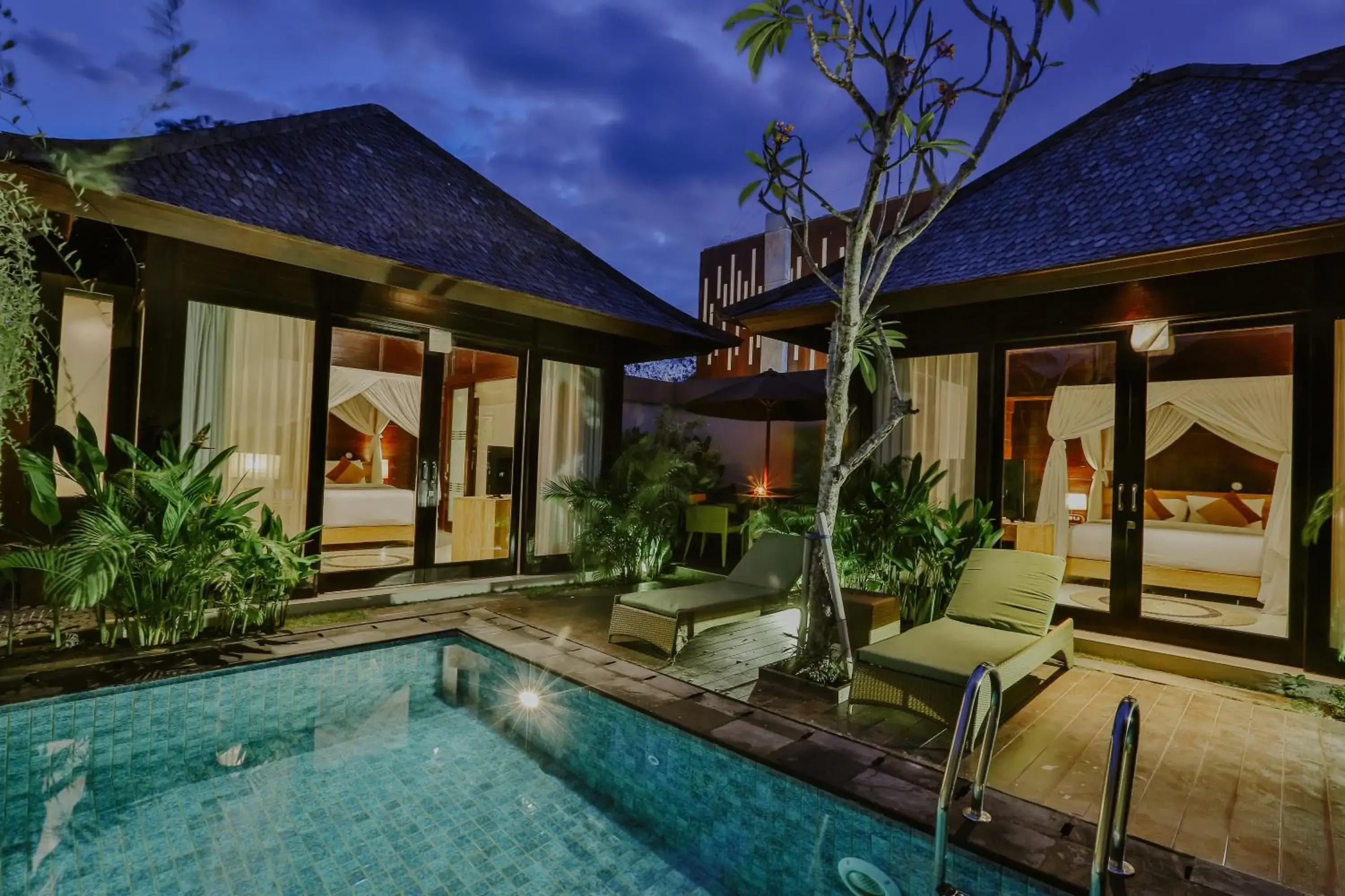 Two-Bedroom Villa with Private Pool in d'Nusa Beach Club and Resort Two-Bedroom Villa with Private Pool in d'Nusa Beach Club and Resort