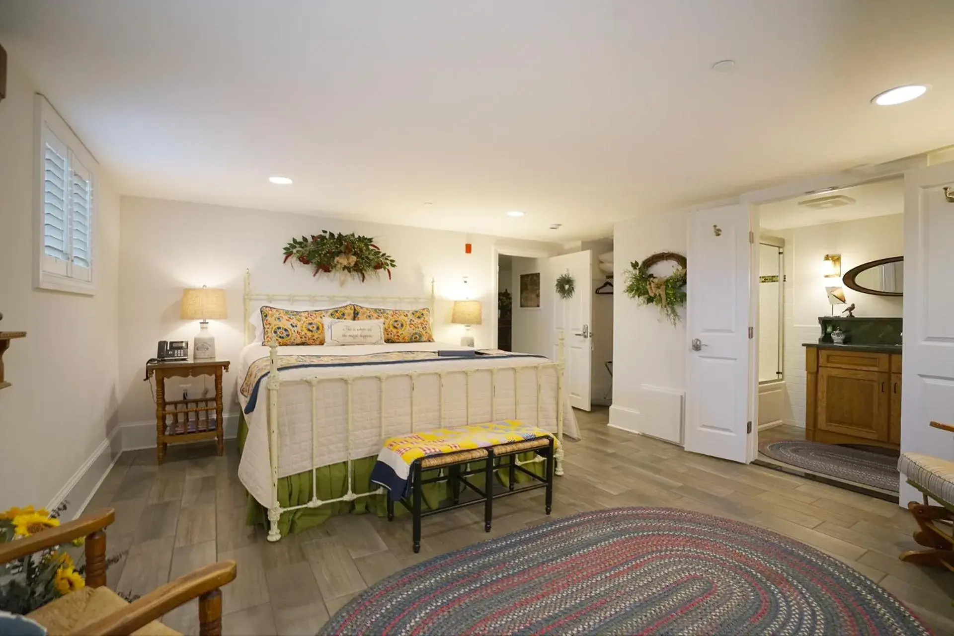 King Room in Inn at Evergreen King Room in Inn at Evergreen