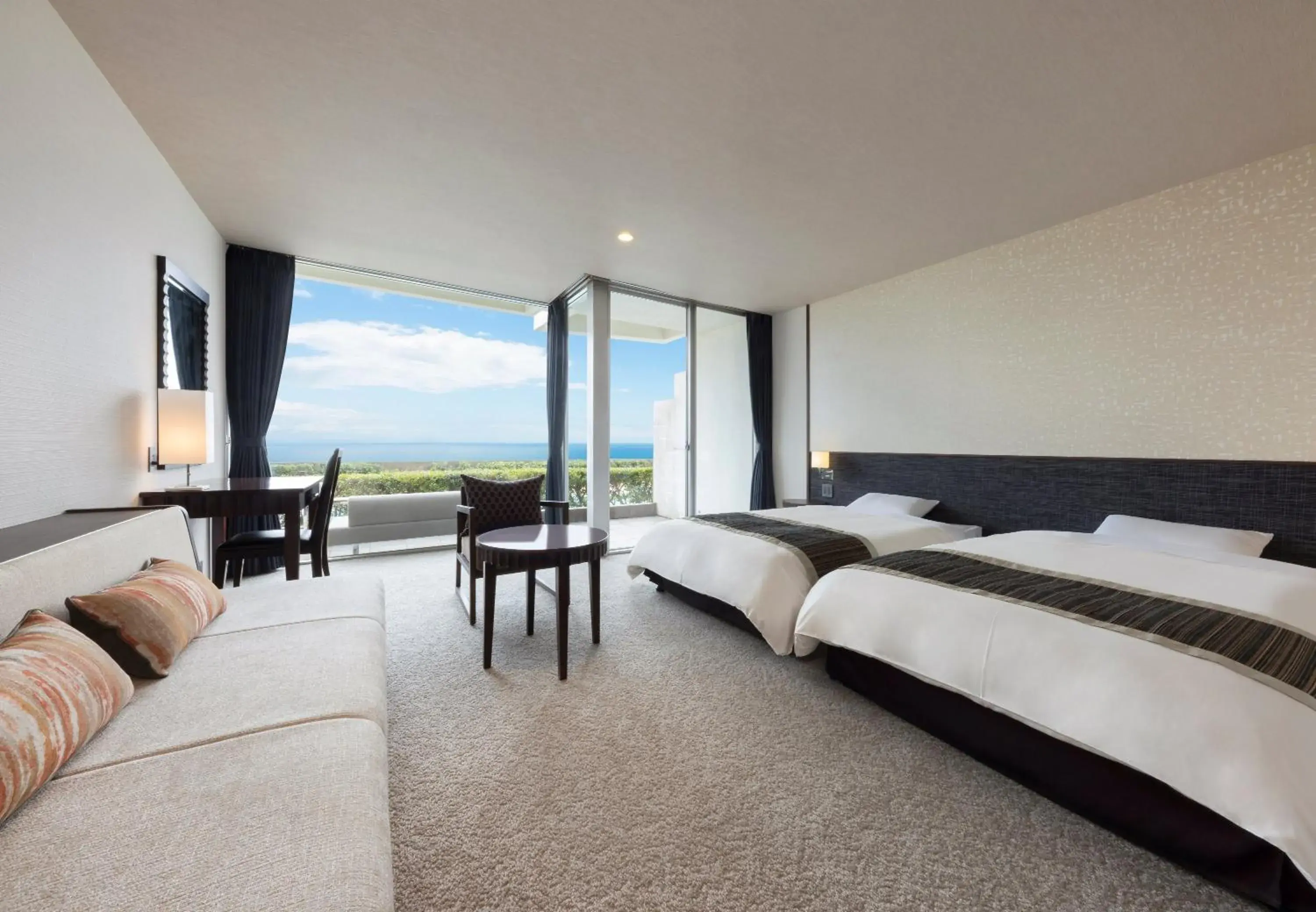 Twin Room with Terrace in Kamogawa Grand Hotel Twin Room with Terrace in Kamogawa Grand Hotel