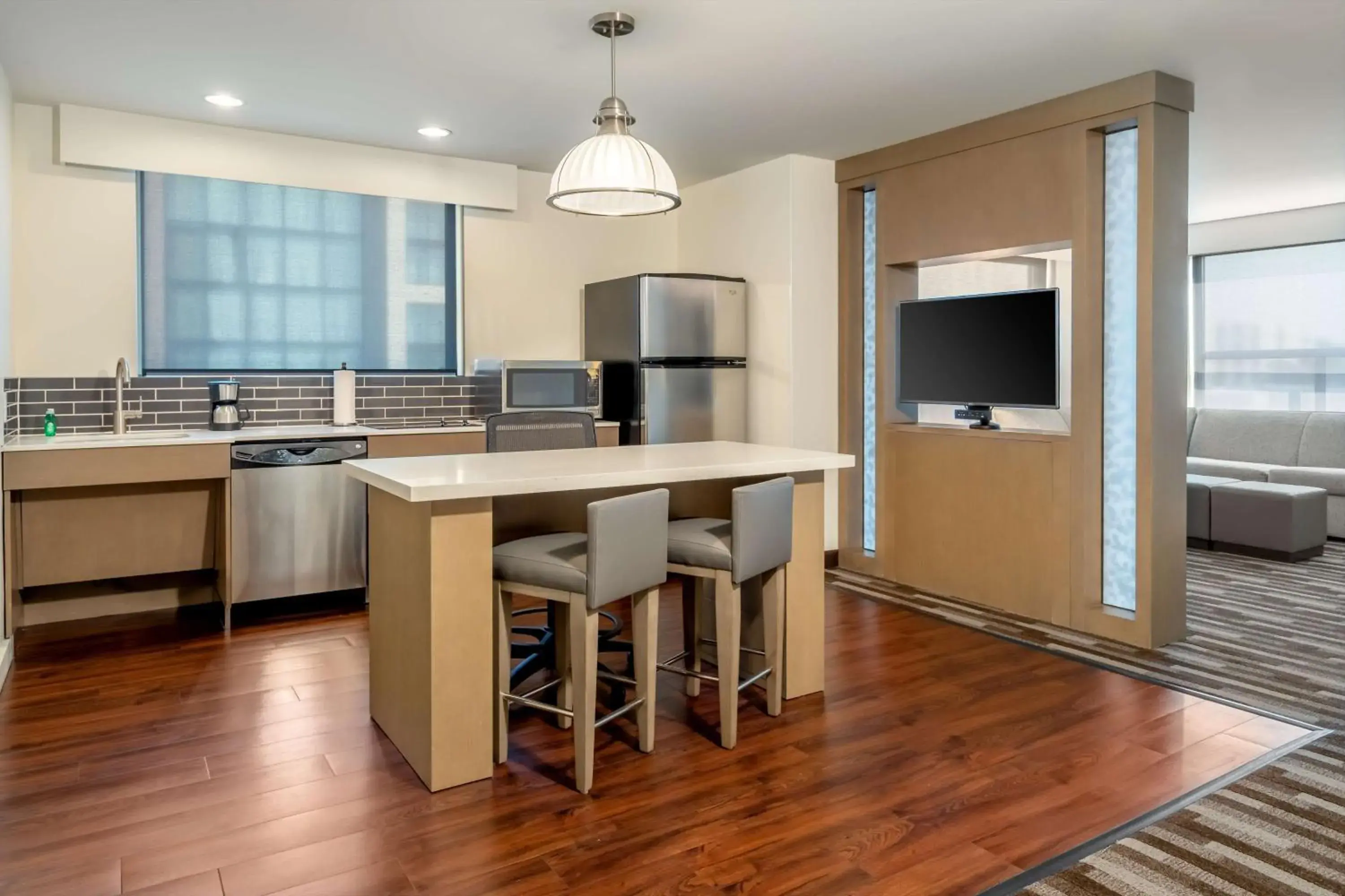 One-Bedroom Suite with Two Queen Beds - Disability Access in Hyatt House Salt Lake City Downtown One-Bedroom Suite with Two Queen Beds - Disability Access in Hyatt House Salt Lake City Downtown