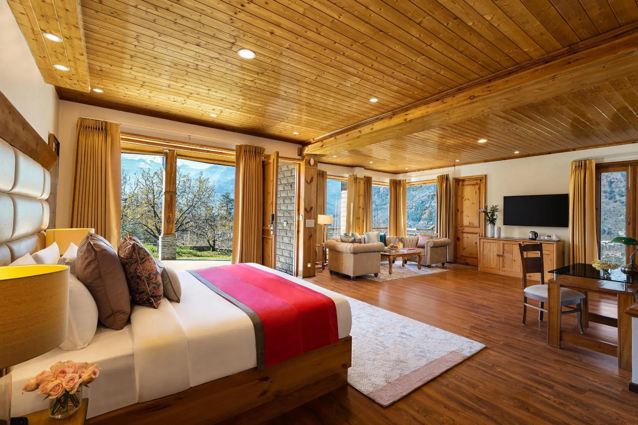 Premium Room with Jacuzzi in Baragarh Resort & Spa, Manali- IHCL SeleQtions Premium Room with Jacuzzi in Baragarh Resort & Spa, Manali- IHCL SeleQtions