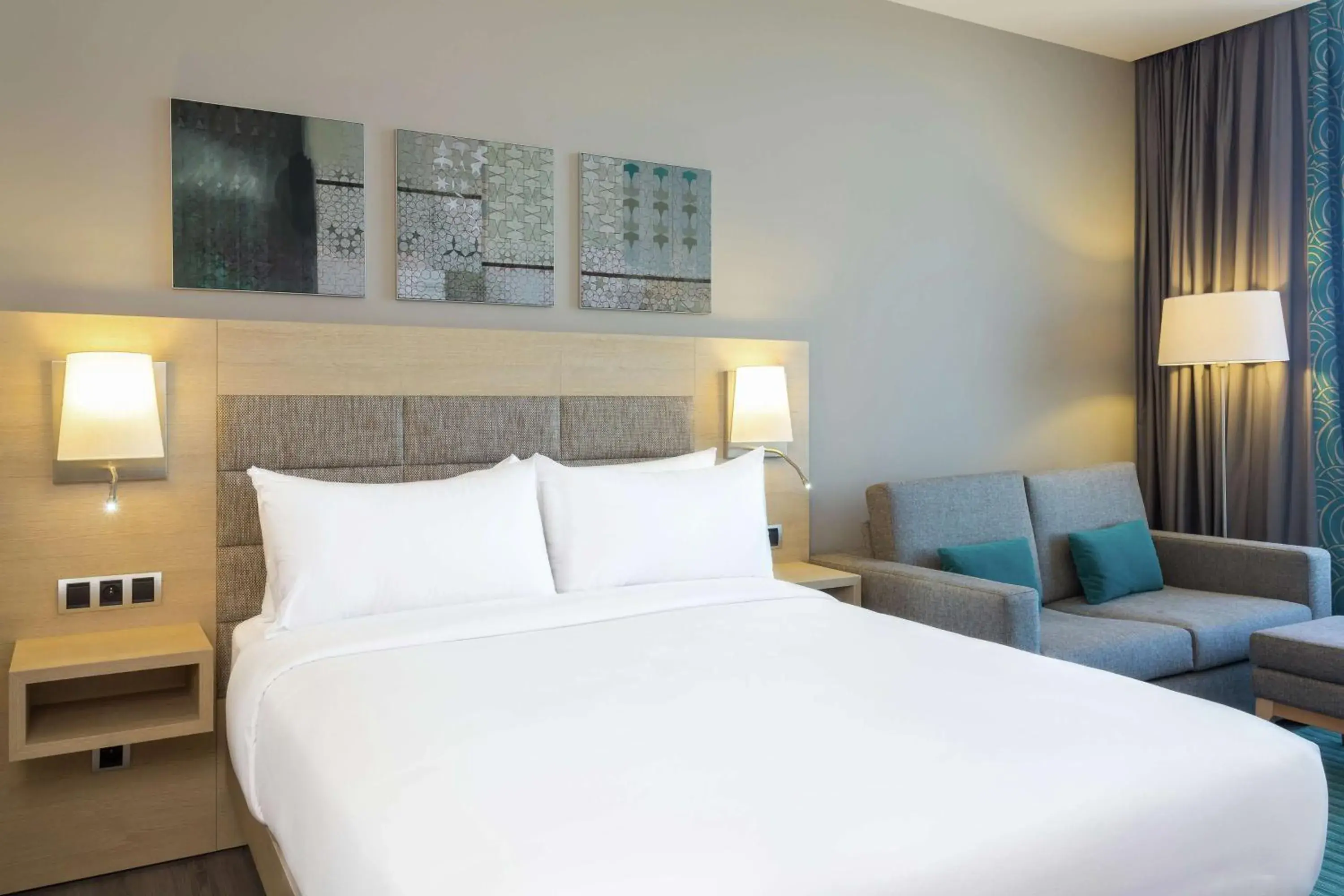 Queen Family Room with Sea View in Hilton Garden Inn Tanger City Center Queen Family Room with Sea View in Hilton Garden Inn Tanger City Center