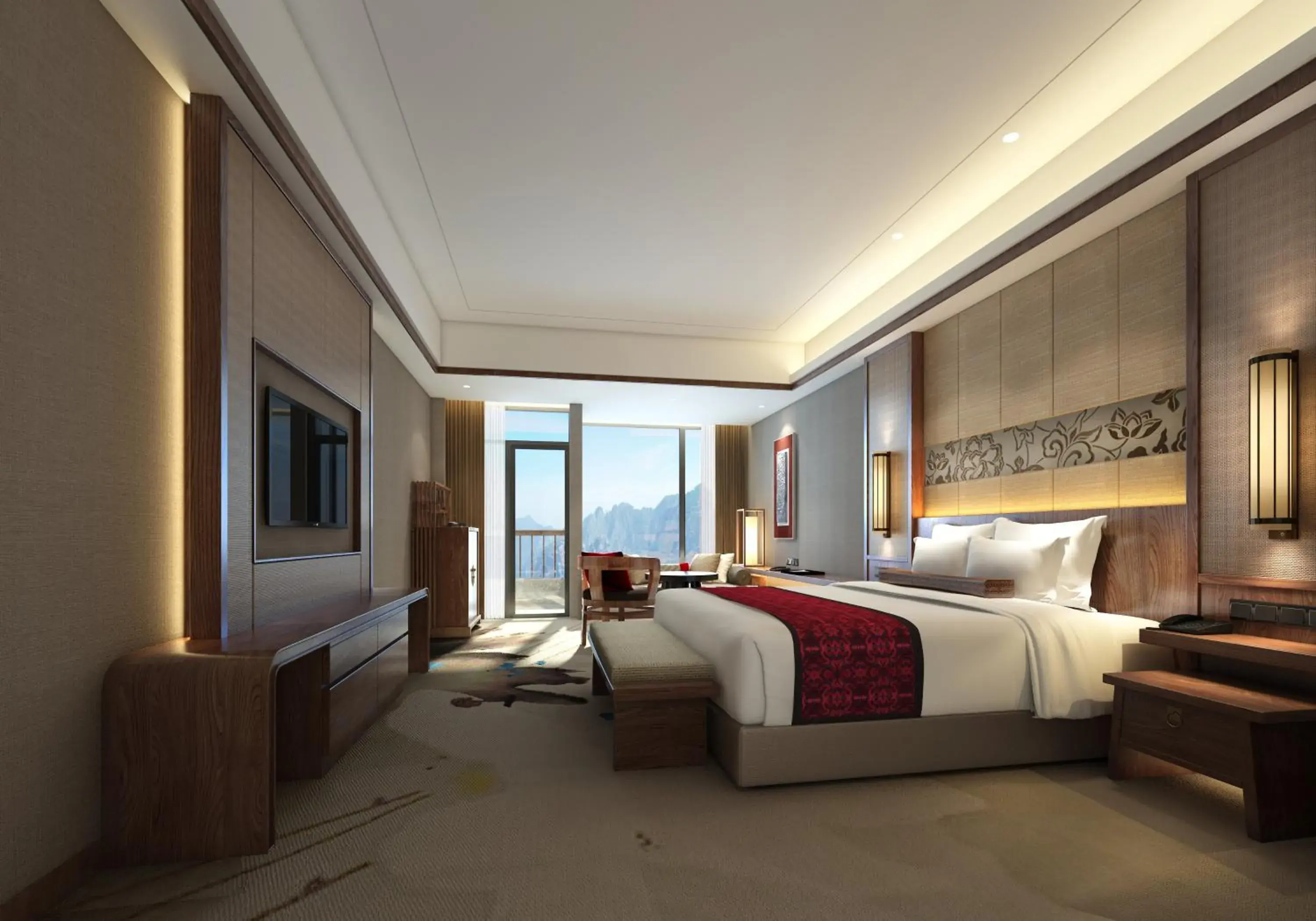 Executive King Room in Howard Johnson Neodalle Resort Zhangjiajie Executive King Room in Howard Johnson Neodalle Resort Zhangjiajie