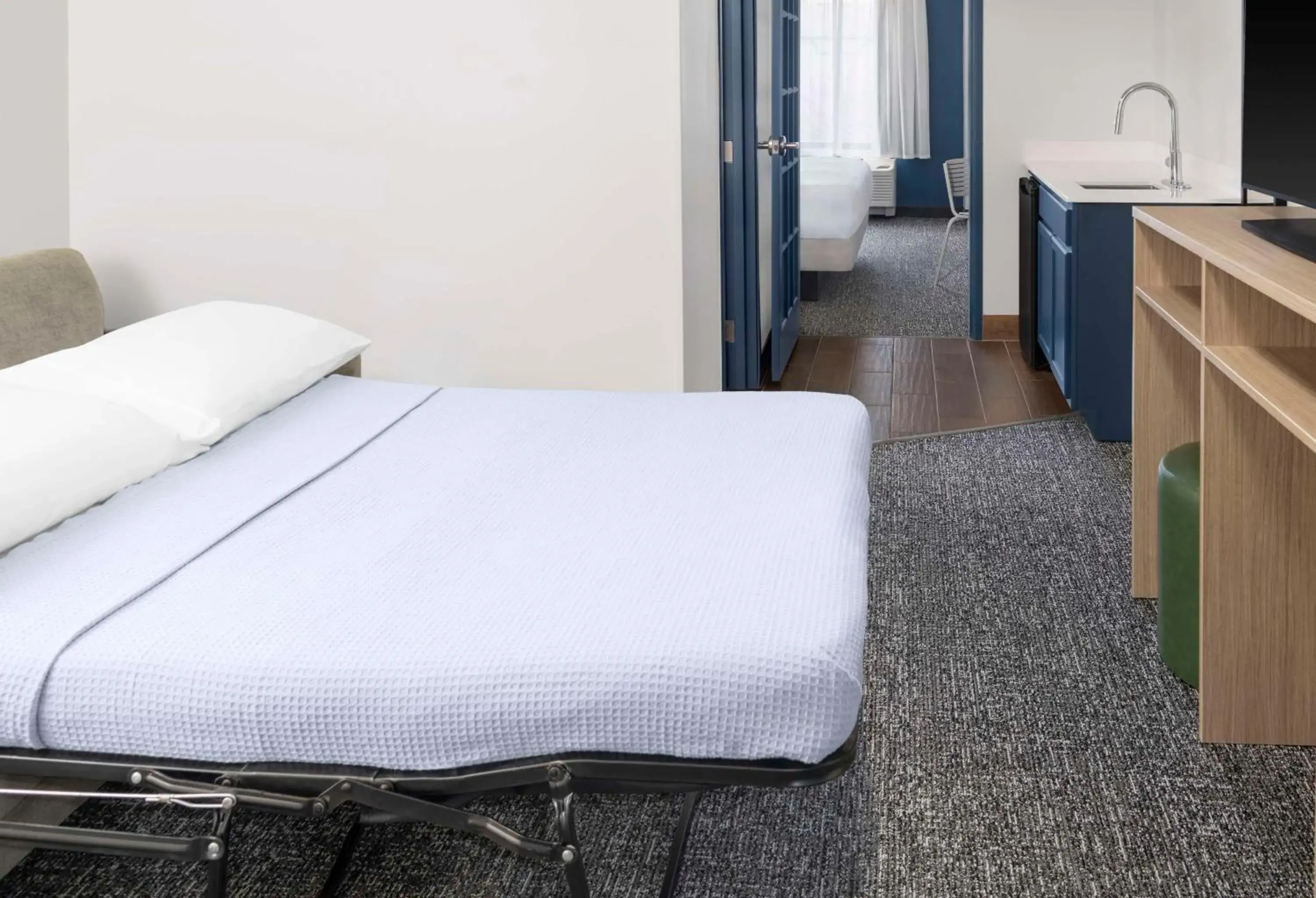 One-Bedroom King Suite in Spark By Hilton Lansing One-Bedroom King Suite in Spark By Hilton Lansing