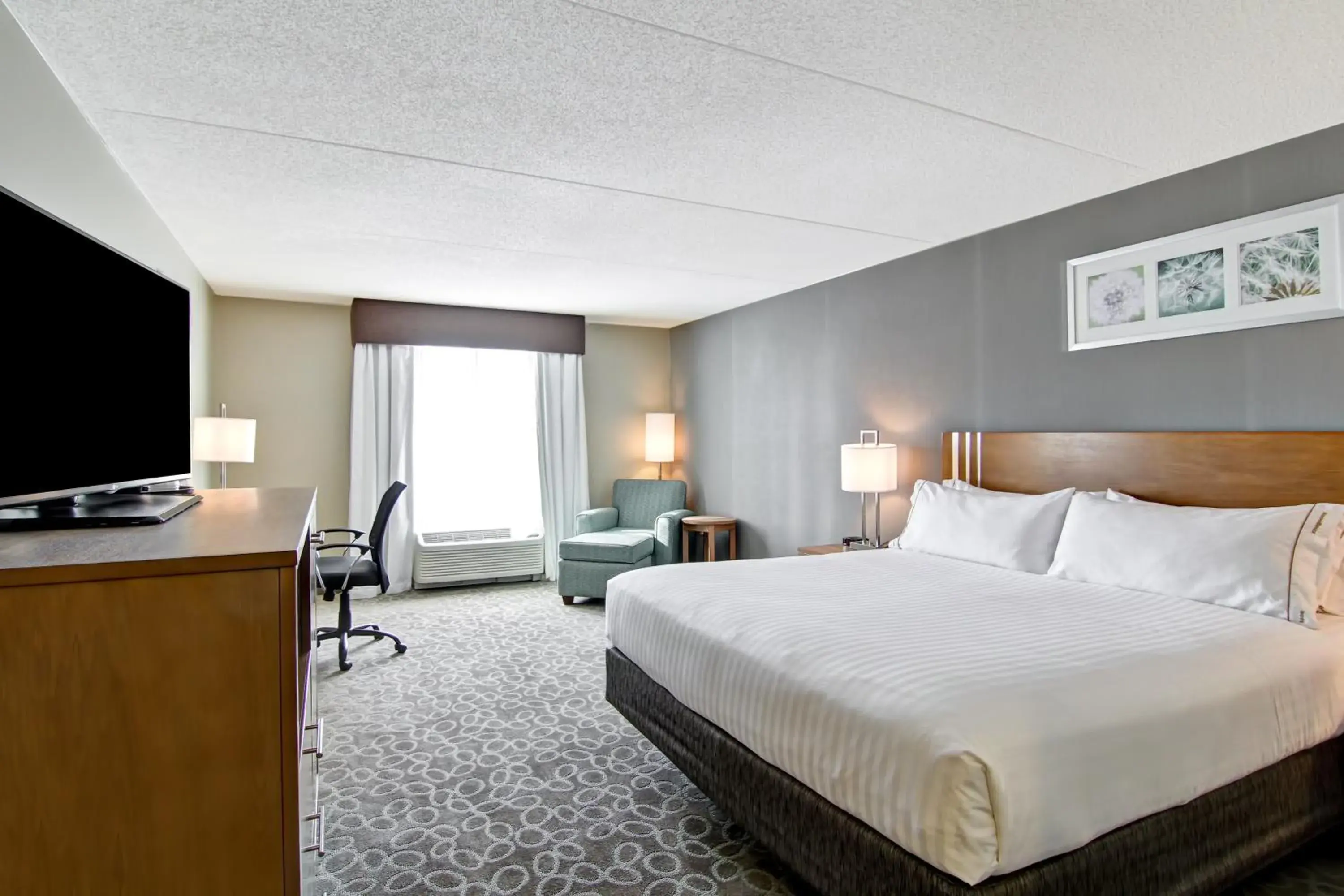 King Room - Mobility Access/Hearing Accessible in Holiday Inn Express & Suites Oshawa Downtown - Toronto Area by IHG King Room - Mobility Access/Hearing Accessible in Holiday Inn Express & Suites Oshawa Downtown - Toronto Area by IHG