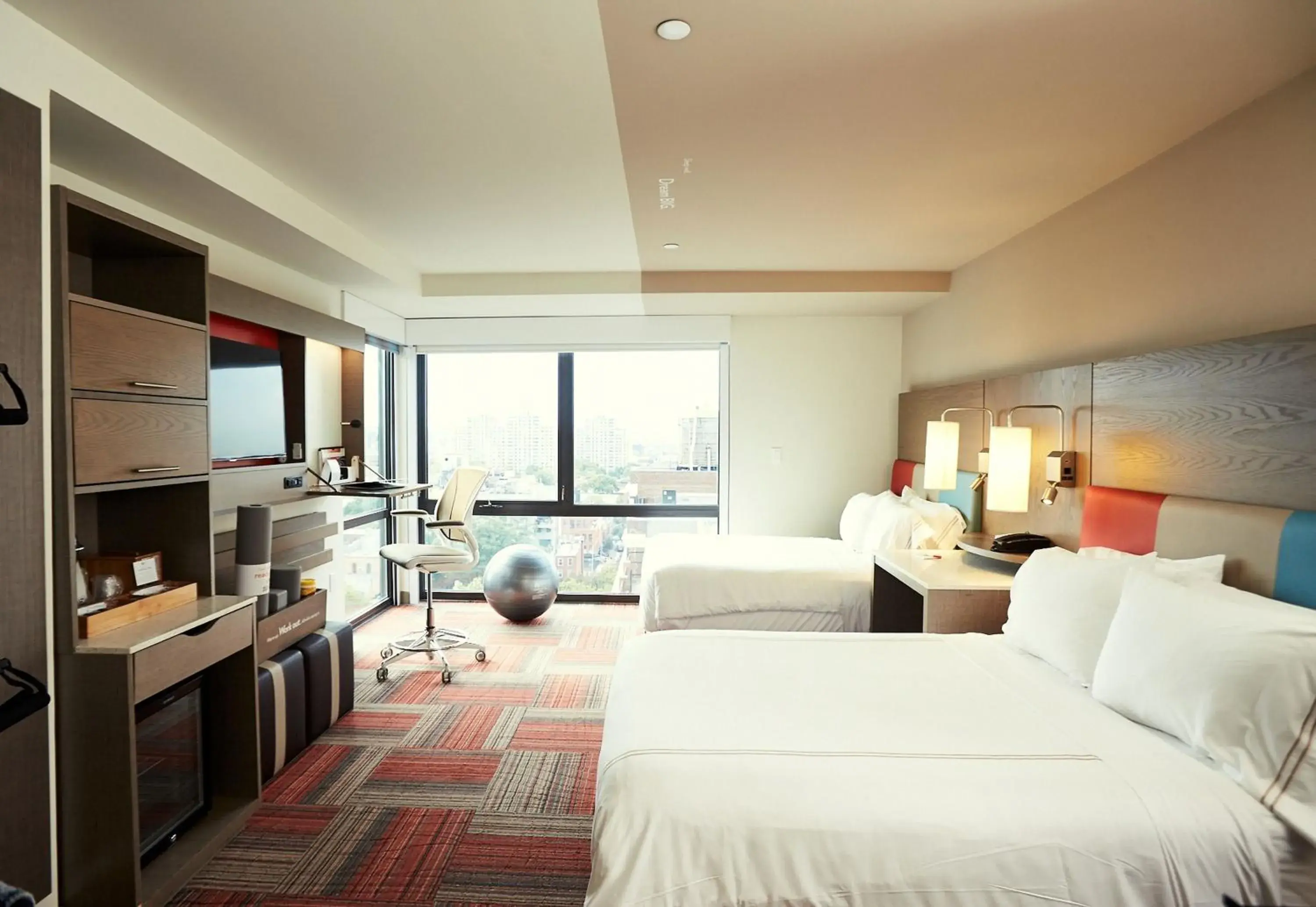 Standard Double Room with Two Double Beds in EVEN Hotel Brooklyn by IHG Standard Double Room with Two Double Beds in EVEN Hotel Brooklyn by IHG