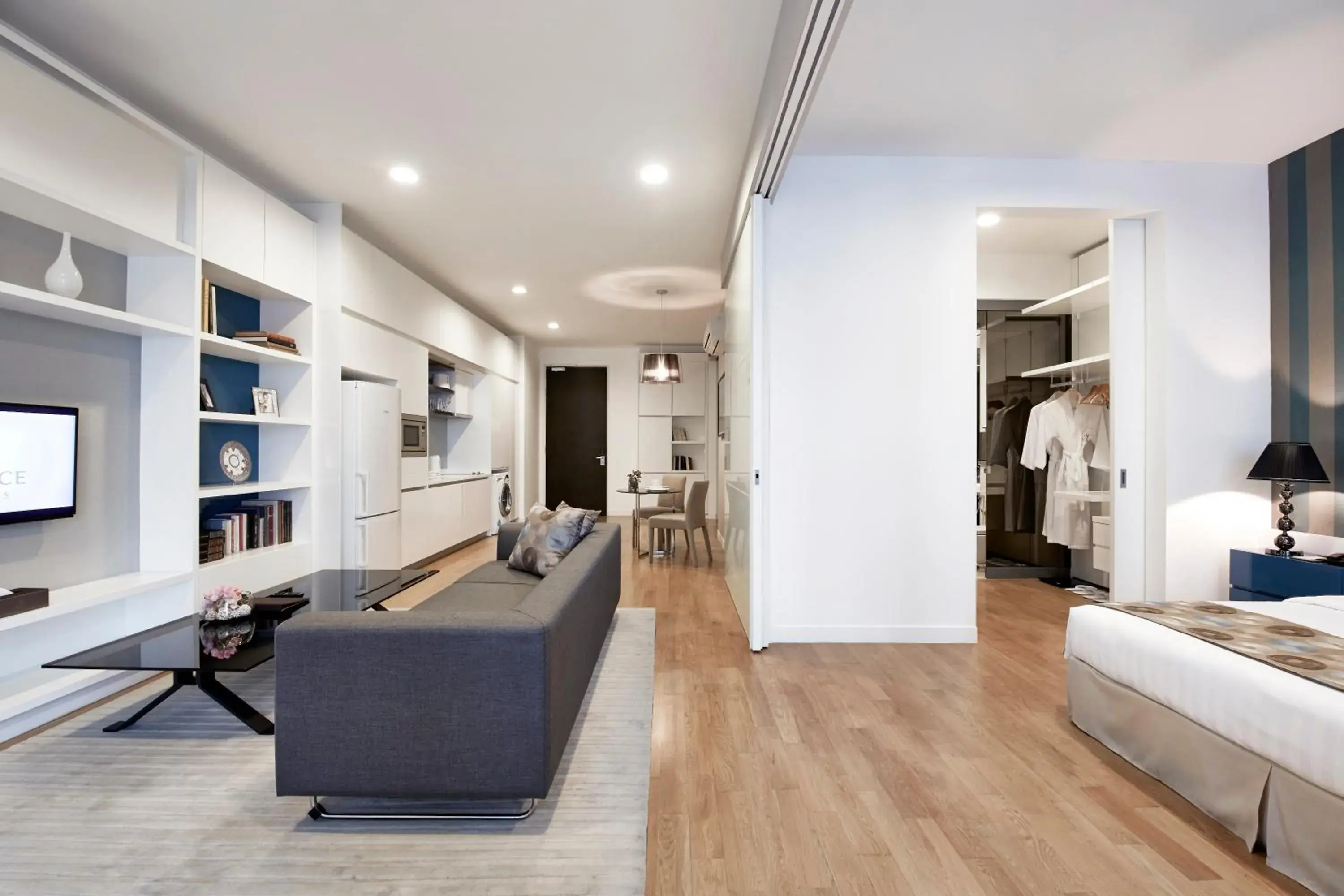 Deluxe One-Bedroom Suite in THE FACE Suites Hotel Deluxe One-Bedroom Suite in THE FACE Suites Hotel