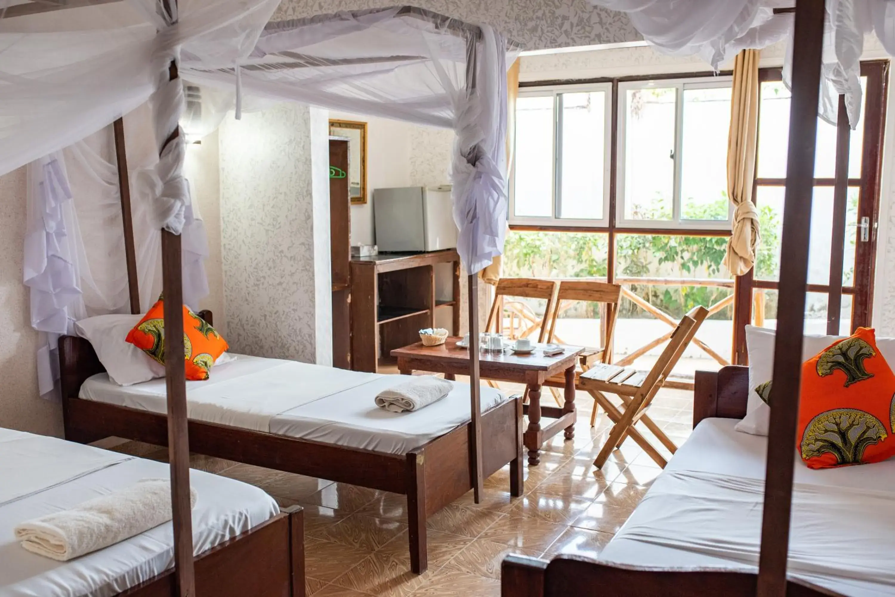 Triple Room with Terrace in Mocco Beach Villa Triple Room with Terrace in Mocco Beach Villa