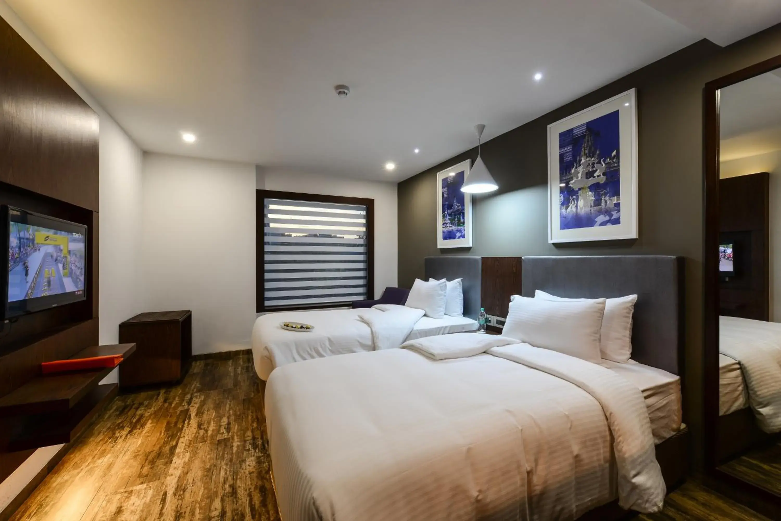 Twin Room with Two Twin Beds - Non-Smoking with 20% discount on F&B and Spa in Howard Johnson by Wyndham, Kolkata Airport Twin Room with Two Twin Beds - Non-Smoking with 20% discount on F&B and Spa in Howard Johnson by Wyndham, Kolkata Airport