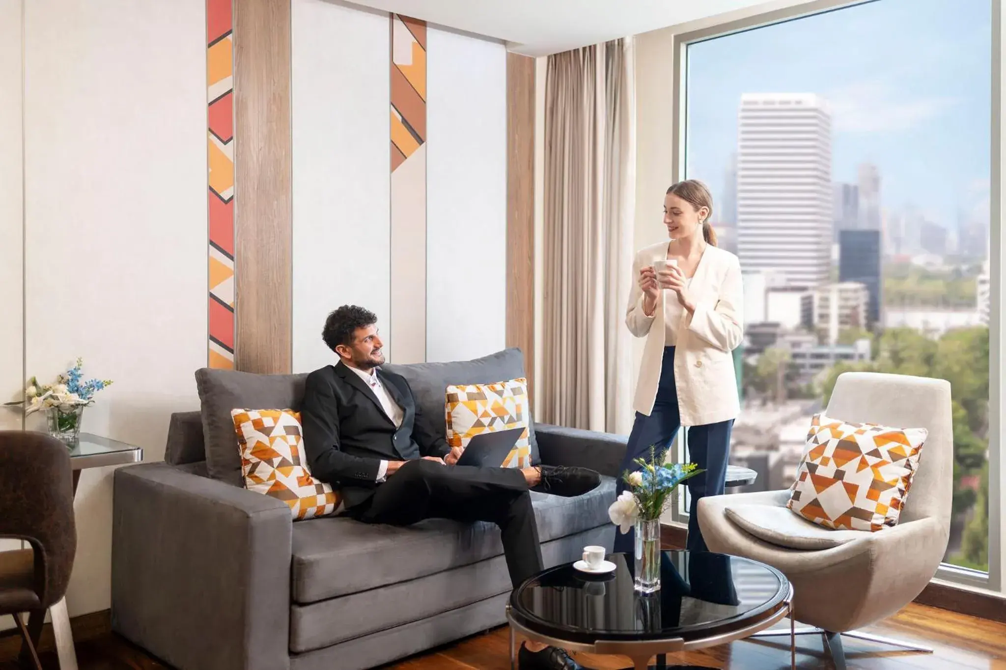 Executive Deluxe Twin Room with Lounge Access in Novotel Bangkok Sukhumvit 20 Executive Deluxe Twin Room with Lounge Access in Novotel Bangkok Sukhumvit 20