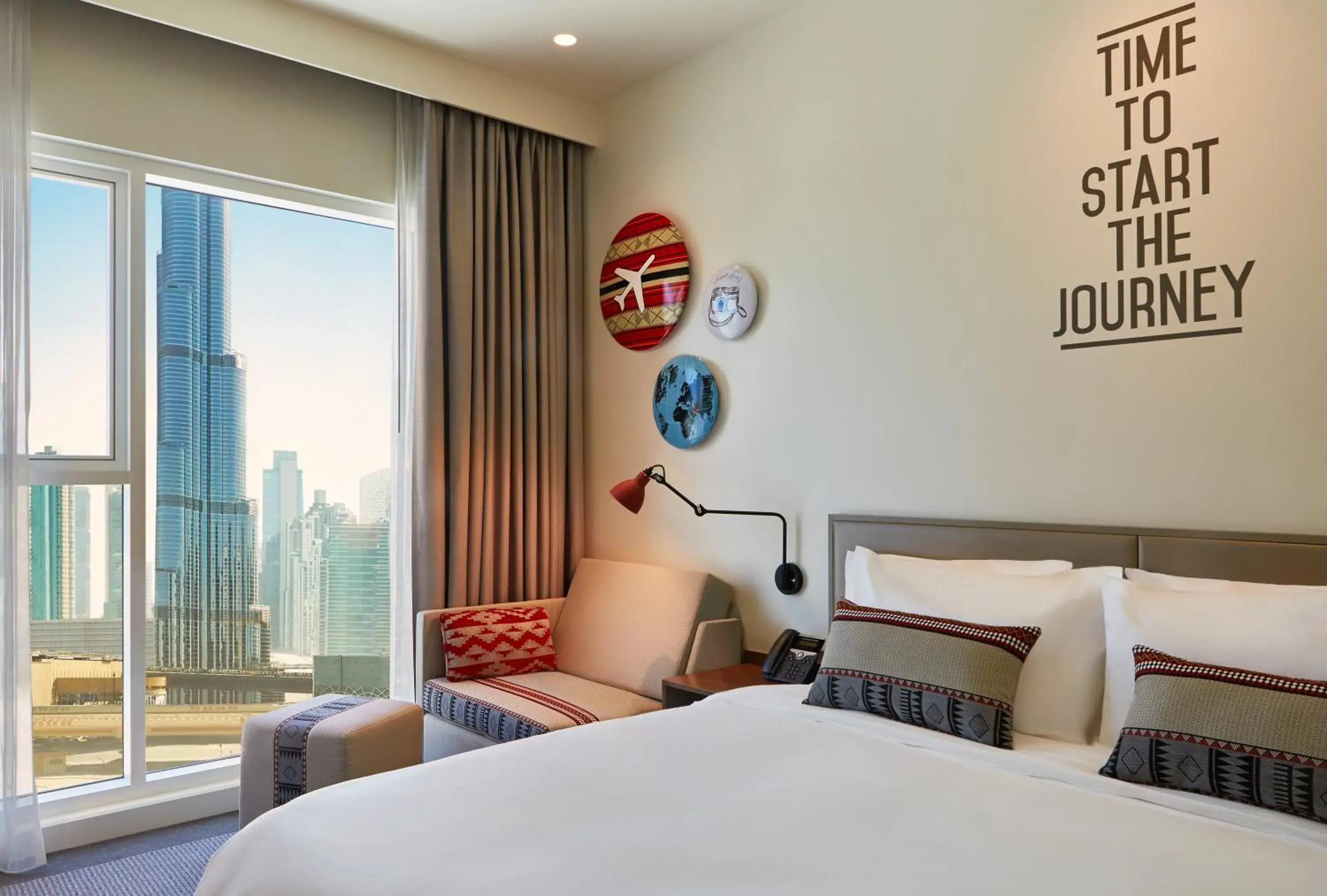 Rover Room Burj View - Free Shuttle Bus To The Beach & Dubai Mall in Rove Downtown Rover Room Burj View - Free Shuttle Bus To The Beach & Dubai Mall in Rove Downtown