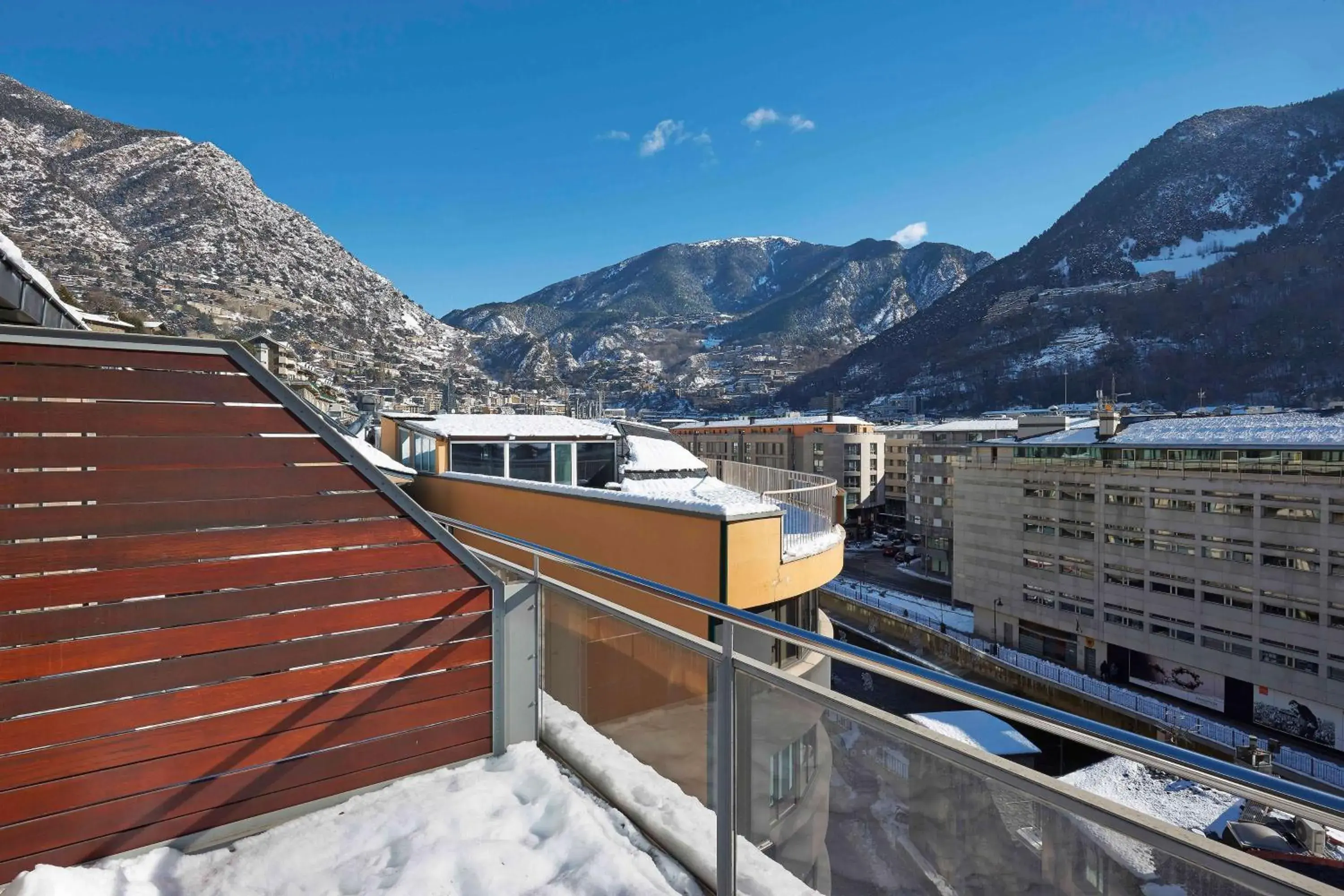 Superior Double Room with View and Terrace in NH Andorra la Vella Superior Double Room with View and Terrace in NH Andorra la Vella