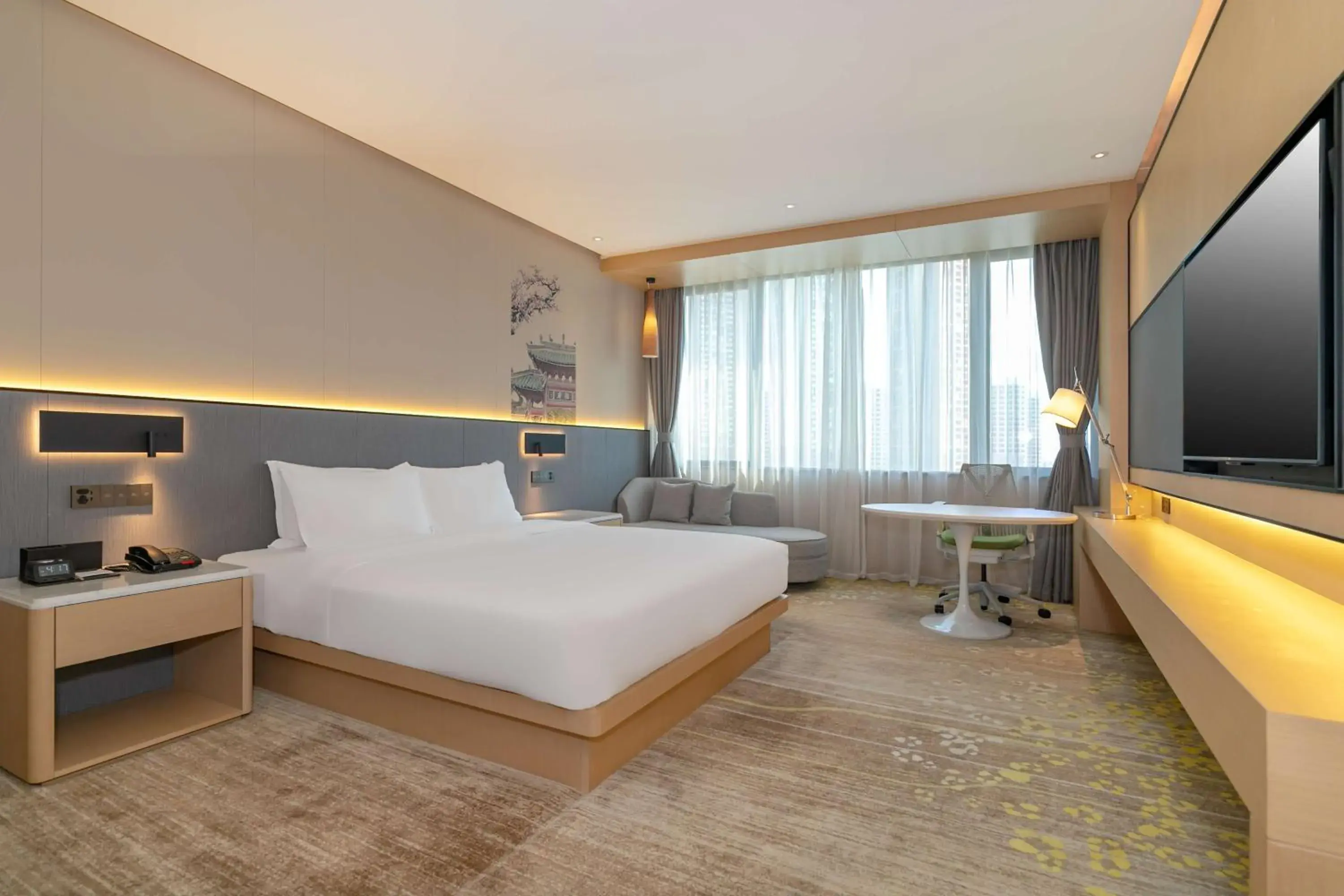 Deluxe King Room in Hilton Garden Inn Foshan Deluxe King Room in Hilton Garden Inn Foshan