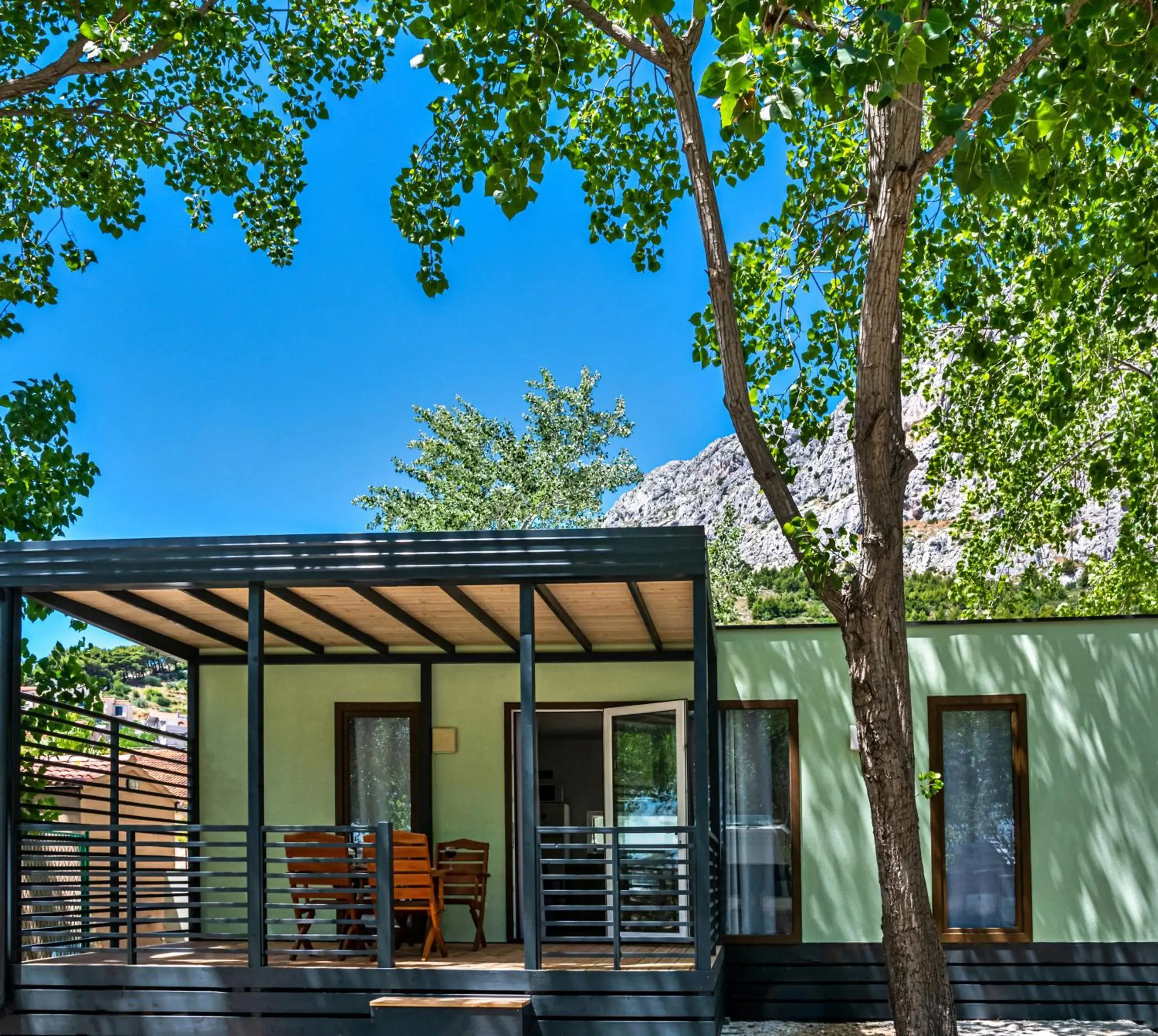 Relax Three-Bedroom Mobile with Terrace in Camping Almissa Relax Three-Bedroom Mobile with Terrace in Camping Almissa