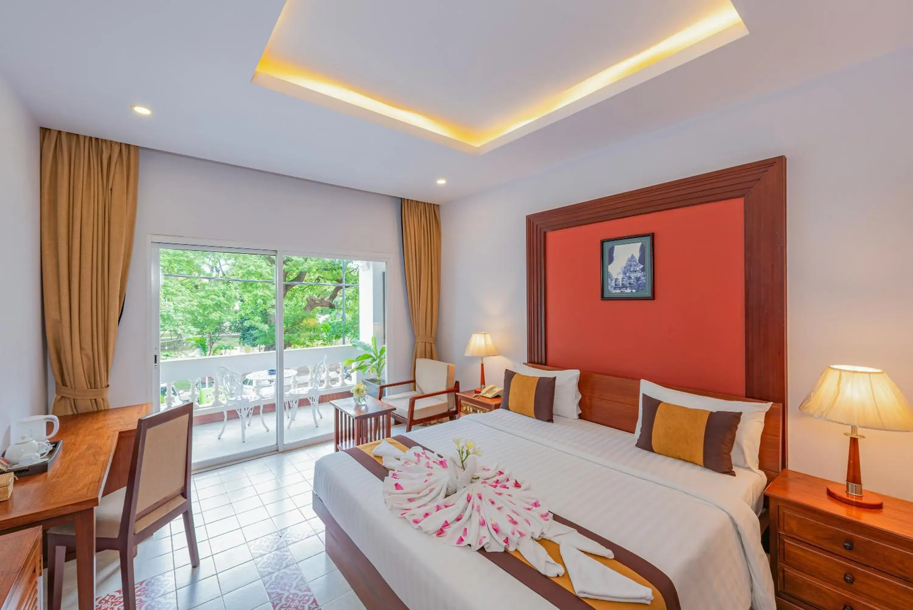 Deluxe River view with balcony in Shadow Angkor Residence Deluxe River view with balcony in Shadow Angkor Residence