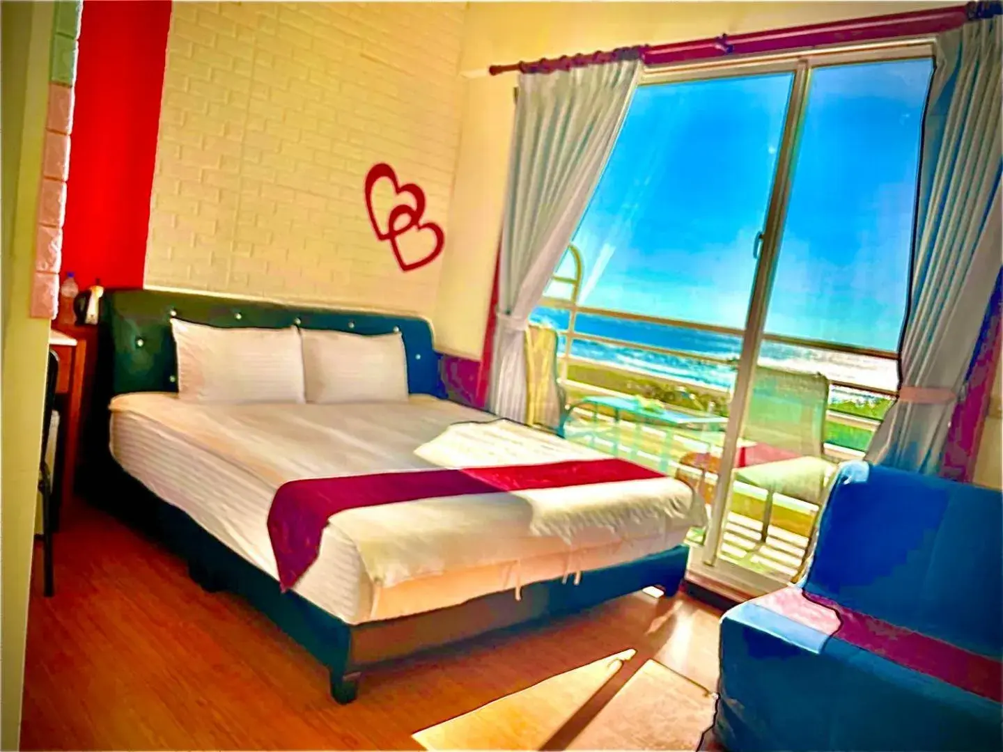 Double Room with Balcony and Sea View in Fei Li Jin Hotel Double Room with Balcony and Sea View in Fei Li Jin Hotel