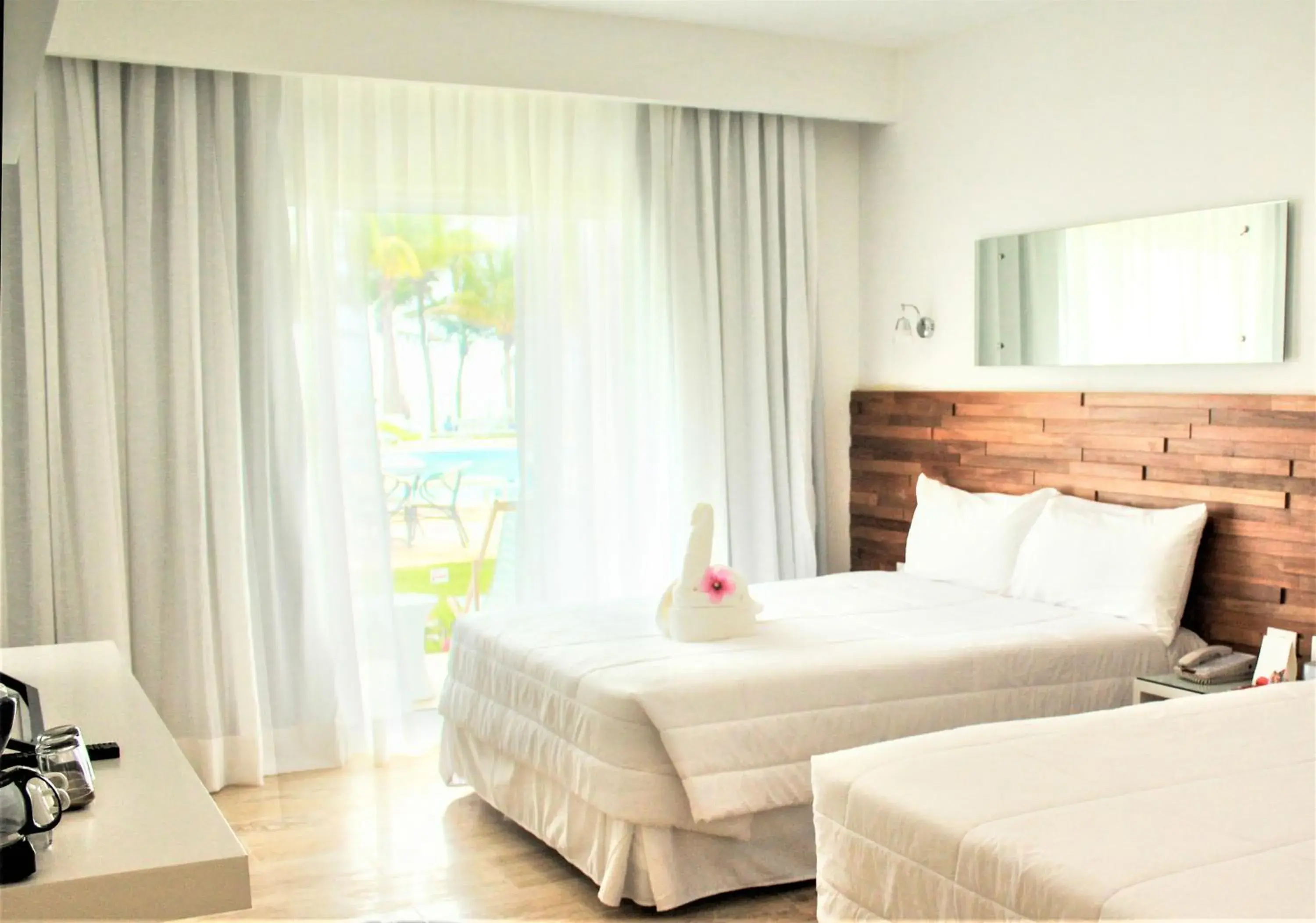 Superior Queen Room with Ocean View and Two Queen Beds, Non-Smoking - single occupancy in Viva Tangerine by Wyndham, A Trademark All Inclusive Superior Queen Room with Ocean View and Two Queen Beds, Non-Smoking - single occupancy in Viva Tangerine by Wyndham, A Trademark All Inclusive