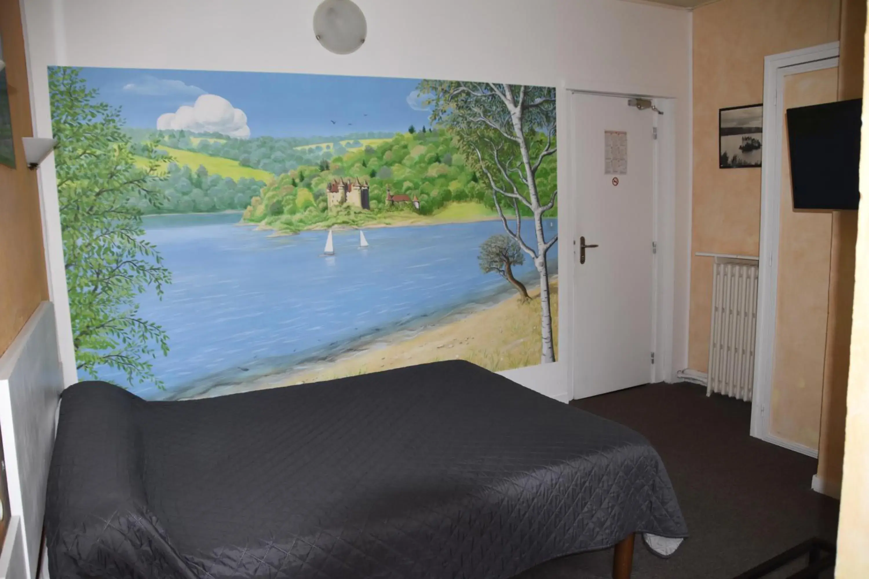 Double Room in Hôtel Le Rider Double Room in Hôtel Le Rider