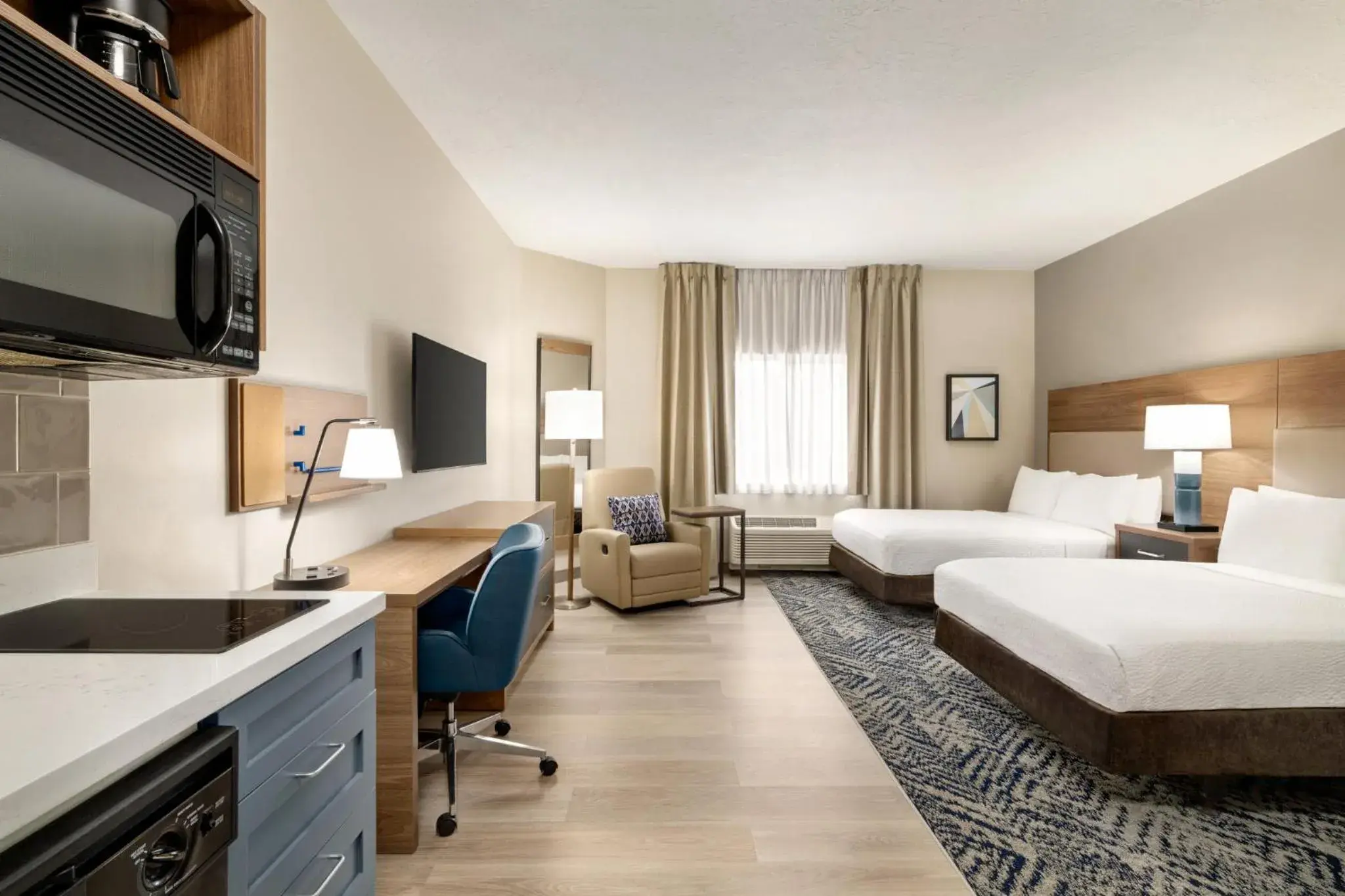 Studio Suite with Two Double Beds Disability Access in Candlewood Suites Boise-Meridian by IHG Studio Suite with Two Double Beds Disability Access in Candlewood Suites Boise-Meridian by IHG