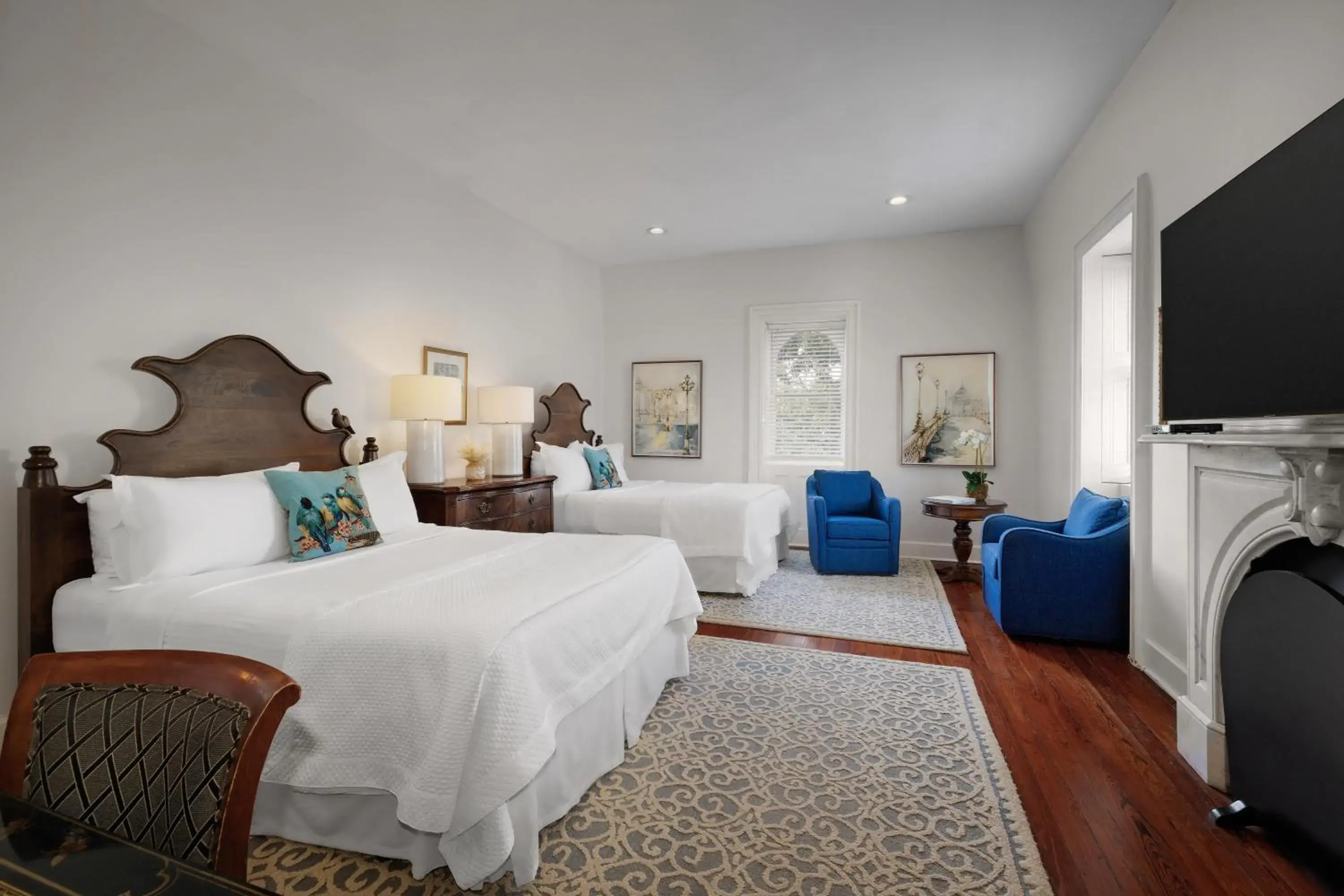 Queen Suite with Two Queen Beds - John Wesley Suite in Hamilton Turner Inn Queen Suite with Two Queen Beds - John Wesley Suite in Hamilton Turner Inn