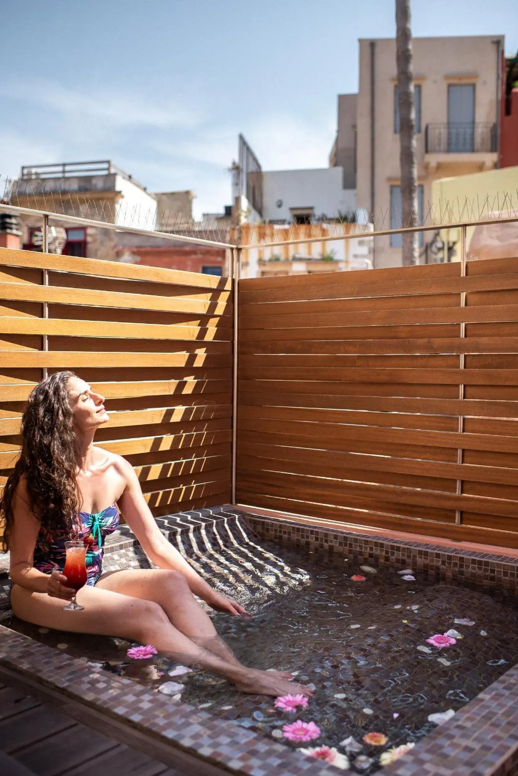 Junior Suite with Terrace and Outdoor Hydromassage Tub in Domus Renier Boutique Hotel Junior Suite with Terrace and Outdoor Hydromassage Tub in Domus Renier Boutique Hotel