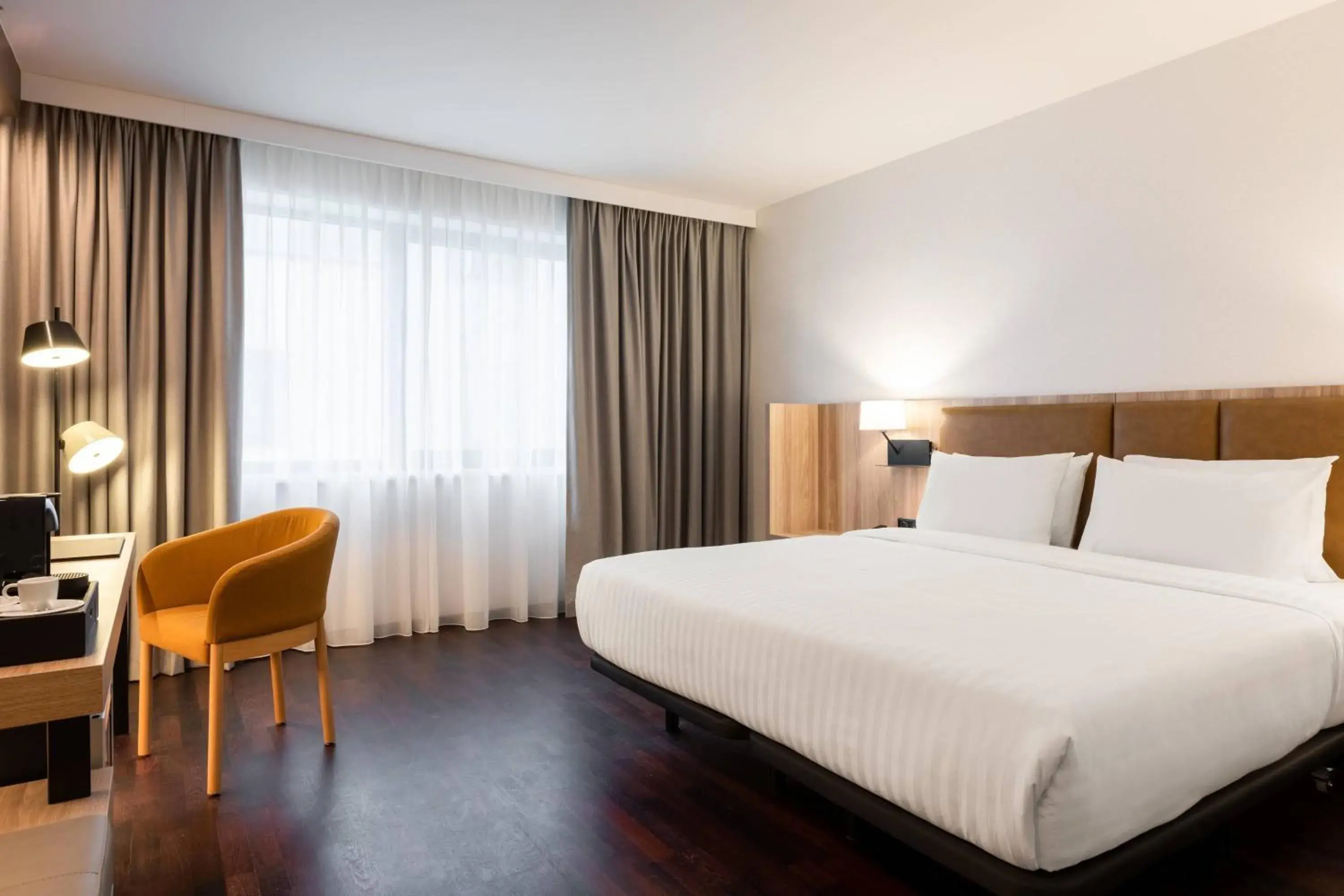 Standard, Guest room, 1 King, City view in AC Hotel by Marriott Bratislava Old Town Standard, Guest room, 1 King, City view in AC Hotel by Marriott Bratislava Old Town